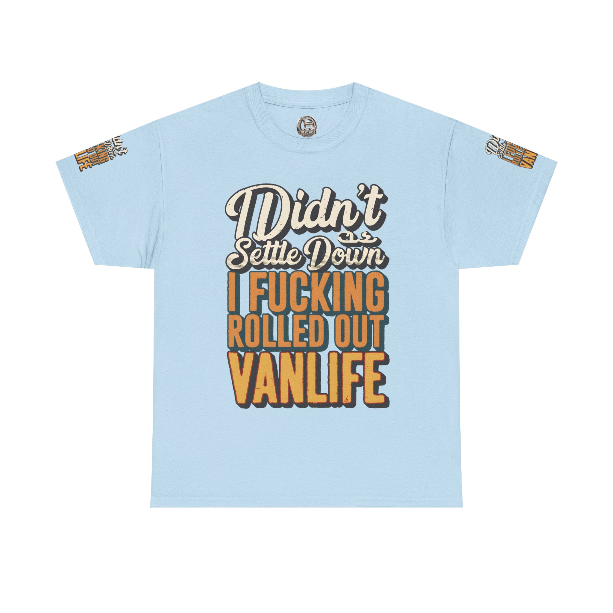 4548964750325379269_2048.jpeg Unisex Heavy Cotton Tee — "Dind´t Settle Down" Design F**K-Line