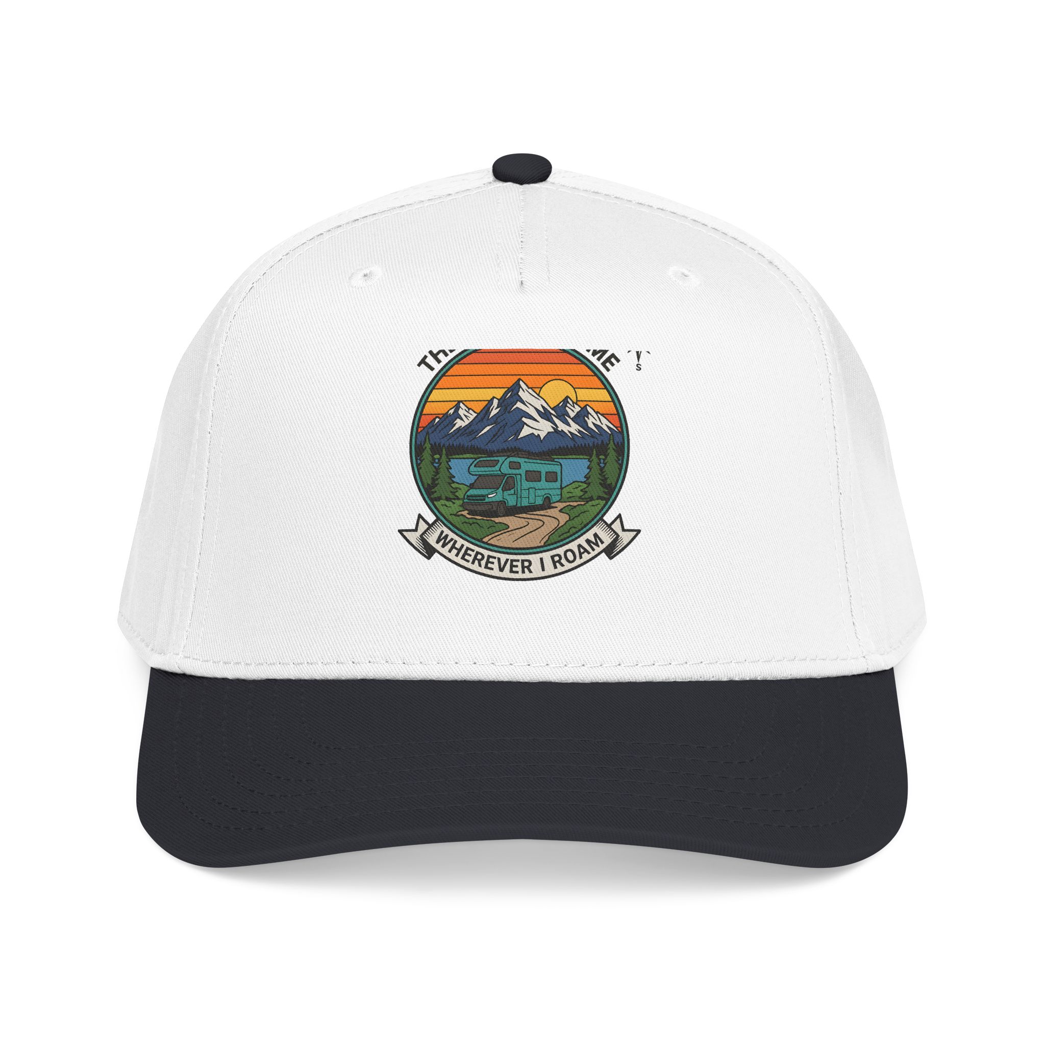 Baseball Cap — "The Road Is Home, Wherever I Roam"