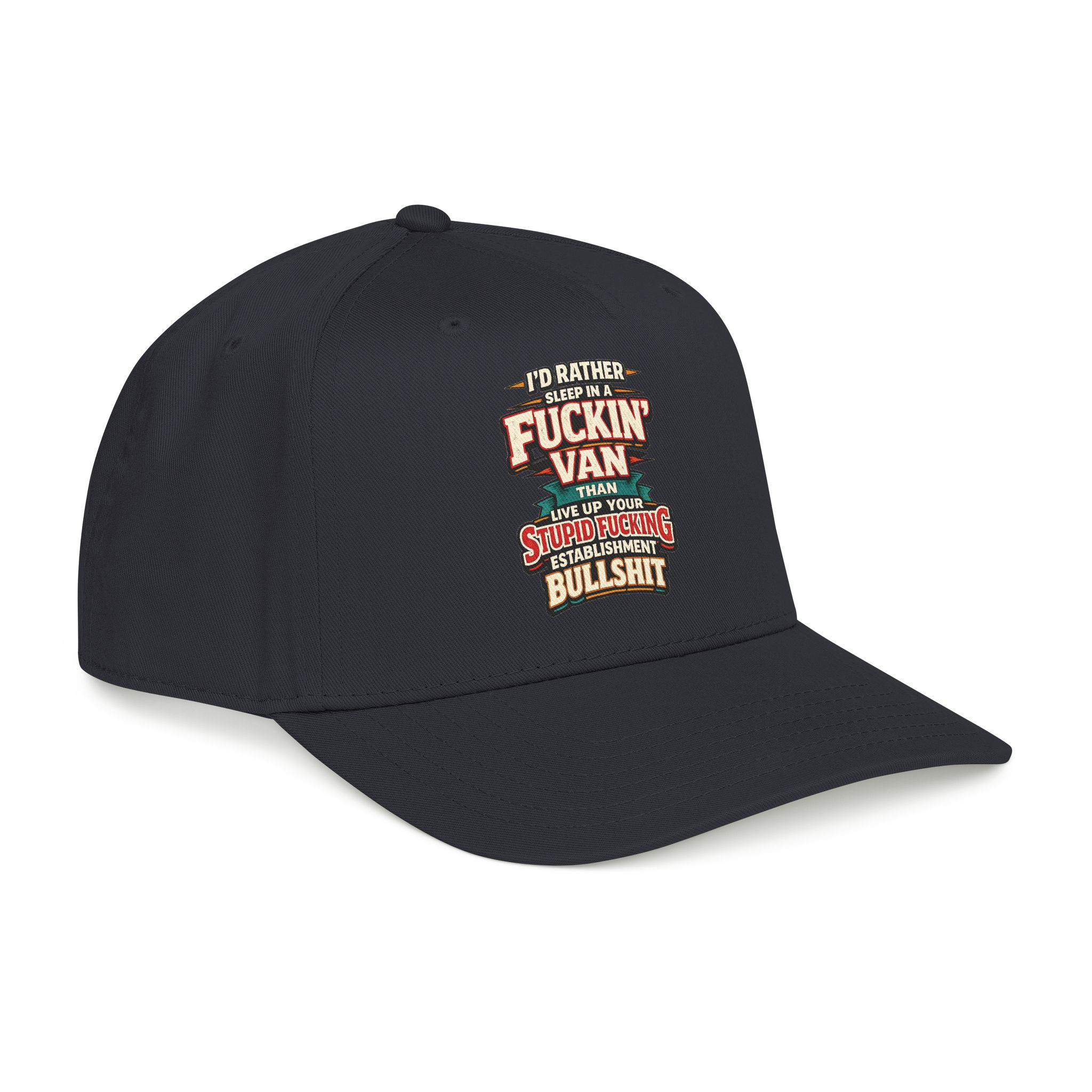 Baseball Cap - "I´d Rather Sleep in A Fucking Van" Design F**K-Line