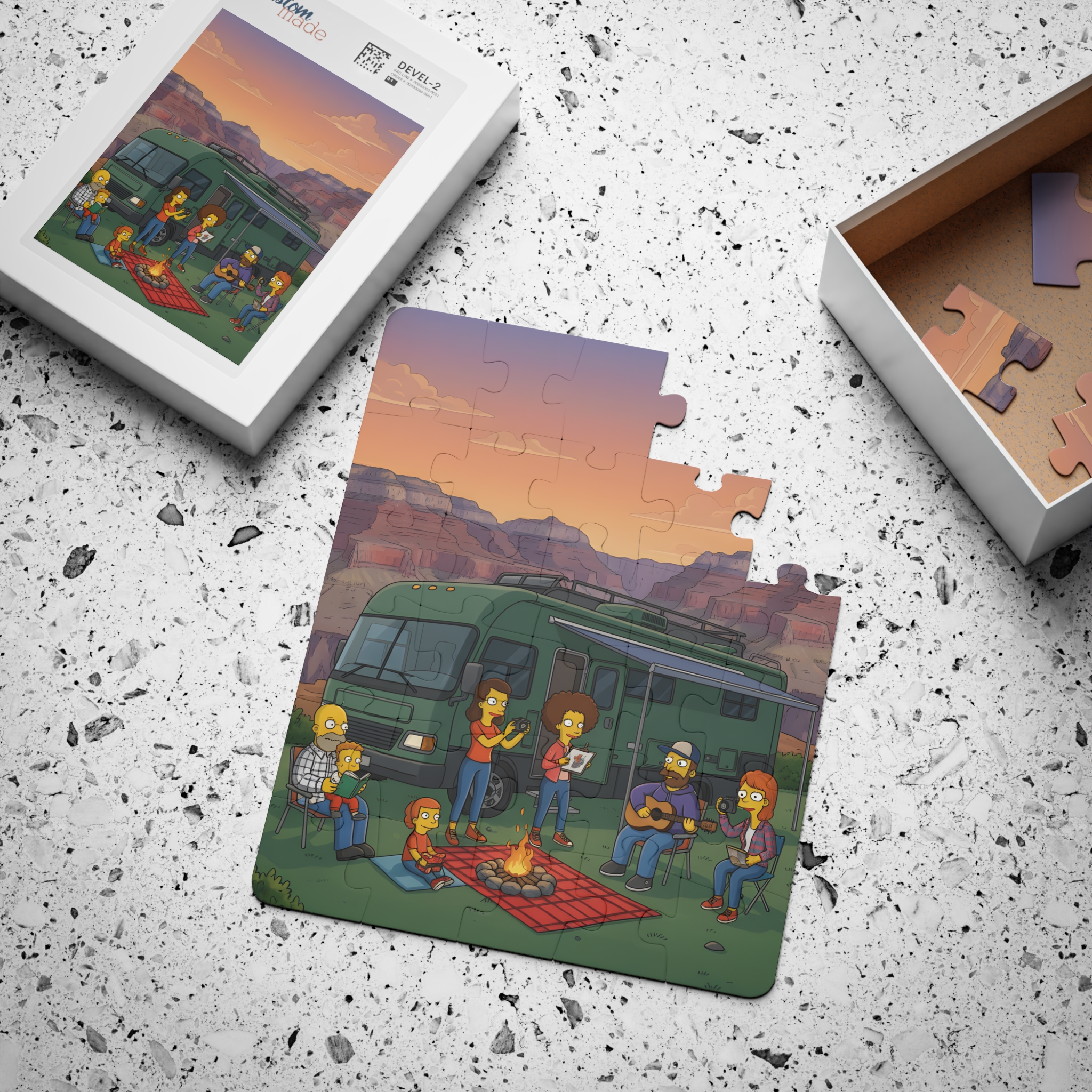 Kids' 30‑Piece Camping Puzzle — Scenic Campfire Jigsaw