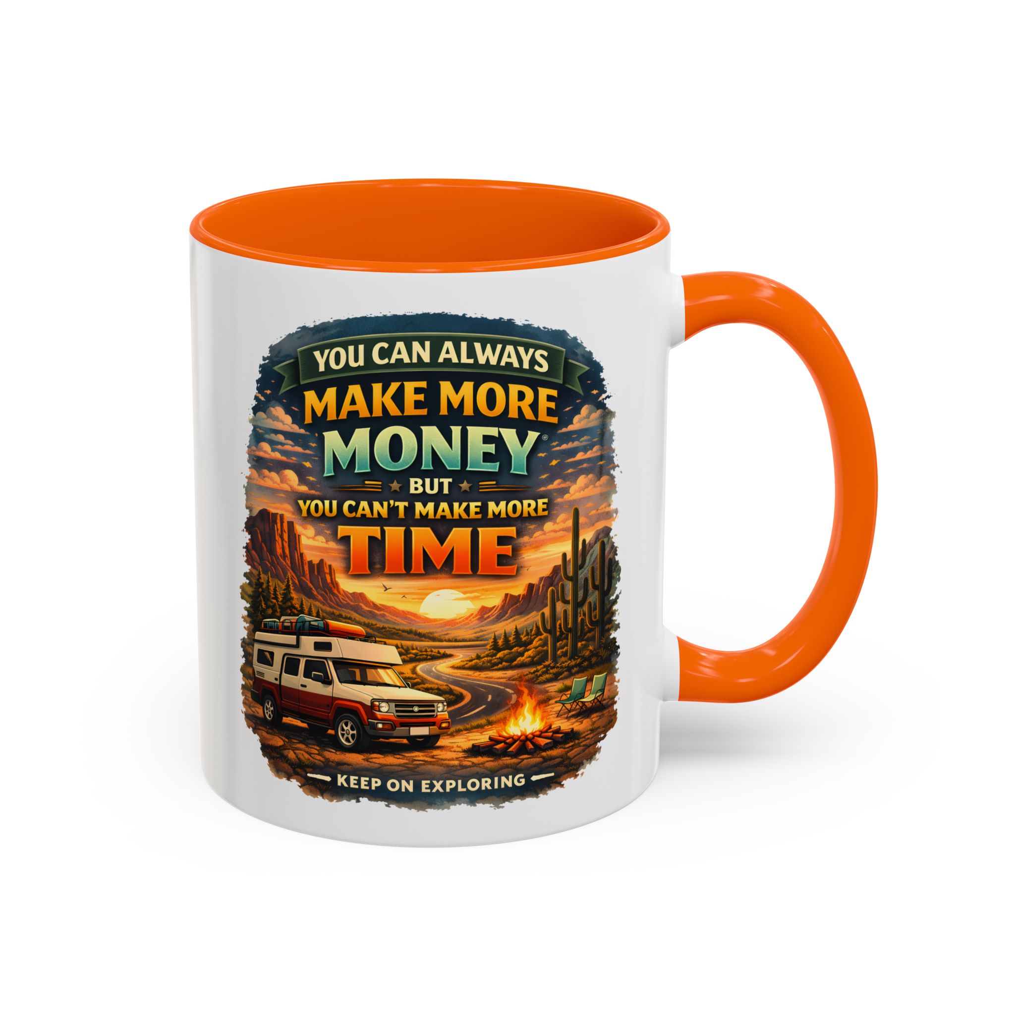 4615023281228299830_2048.jpeg Accent Coffee Mug (11, 15oz) — "You Can Always Make More Money" Design Scenic-Line