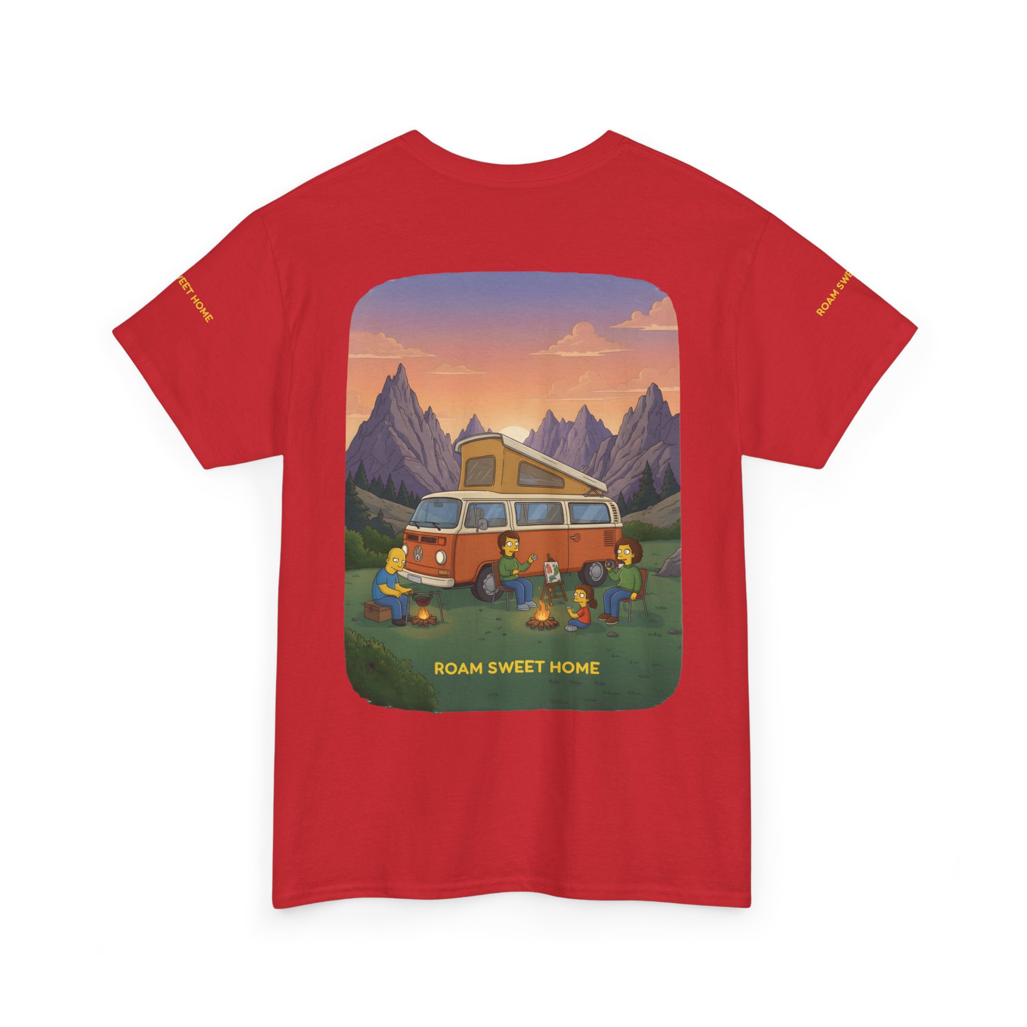 Unisex Heavy Cotton Tee — "Roam Sweet Home" Design Sitcom-Line