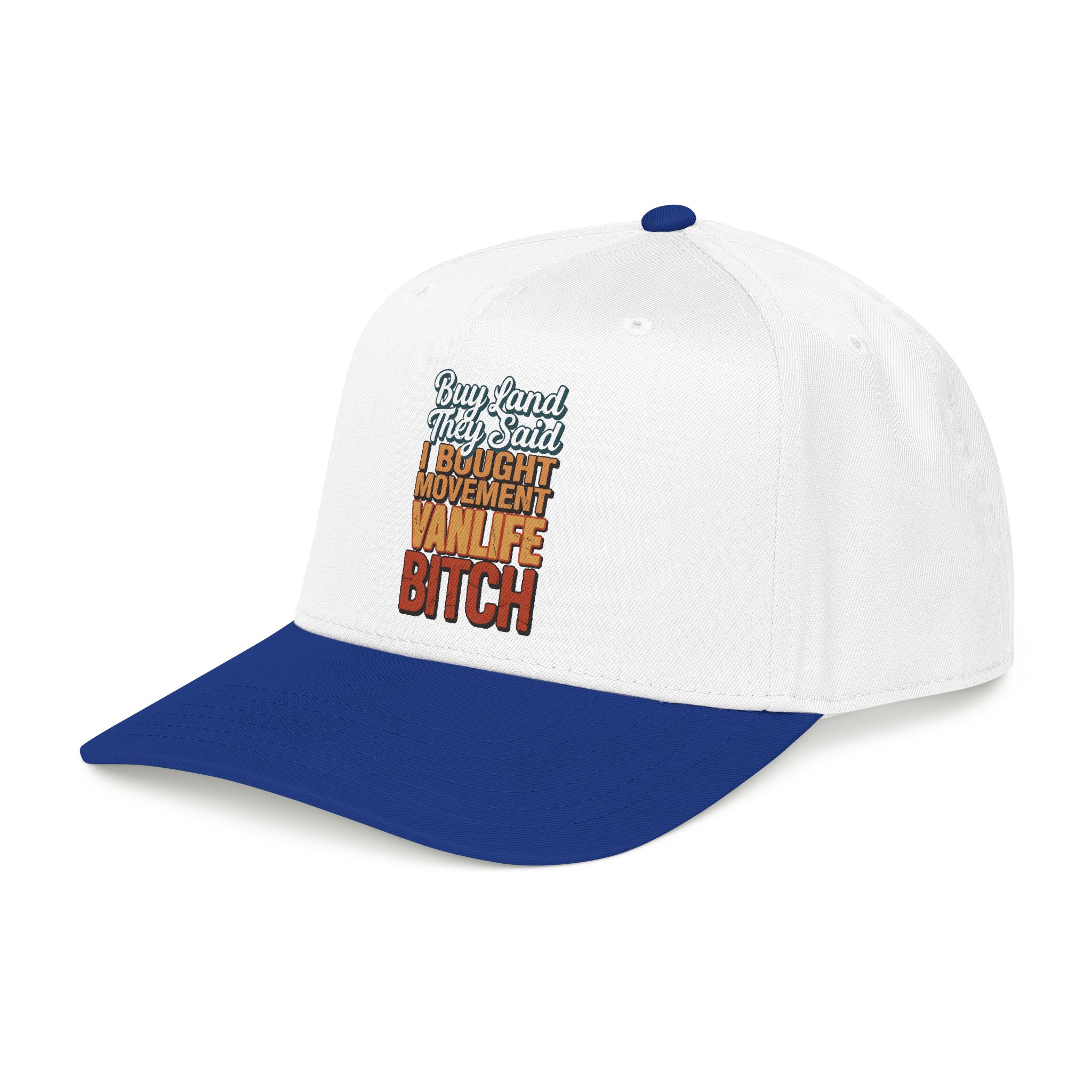 Baseball Cap - "Buy Land They Said" Design F**K-Line