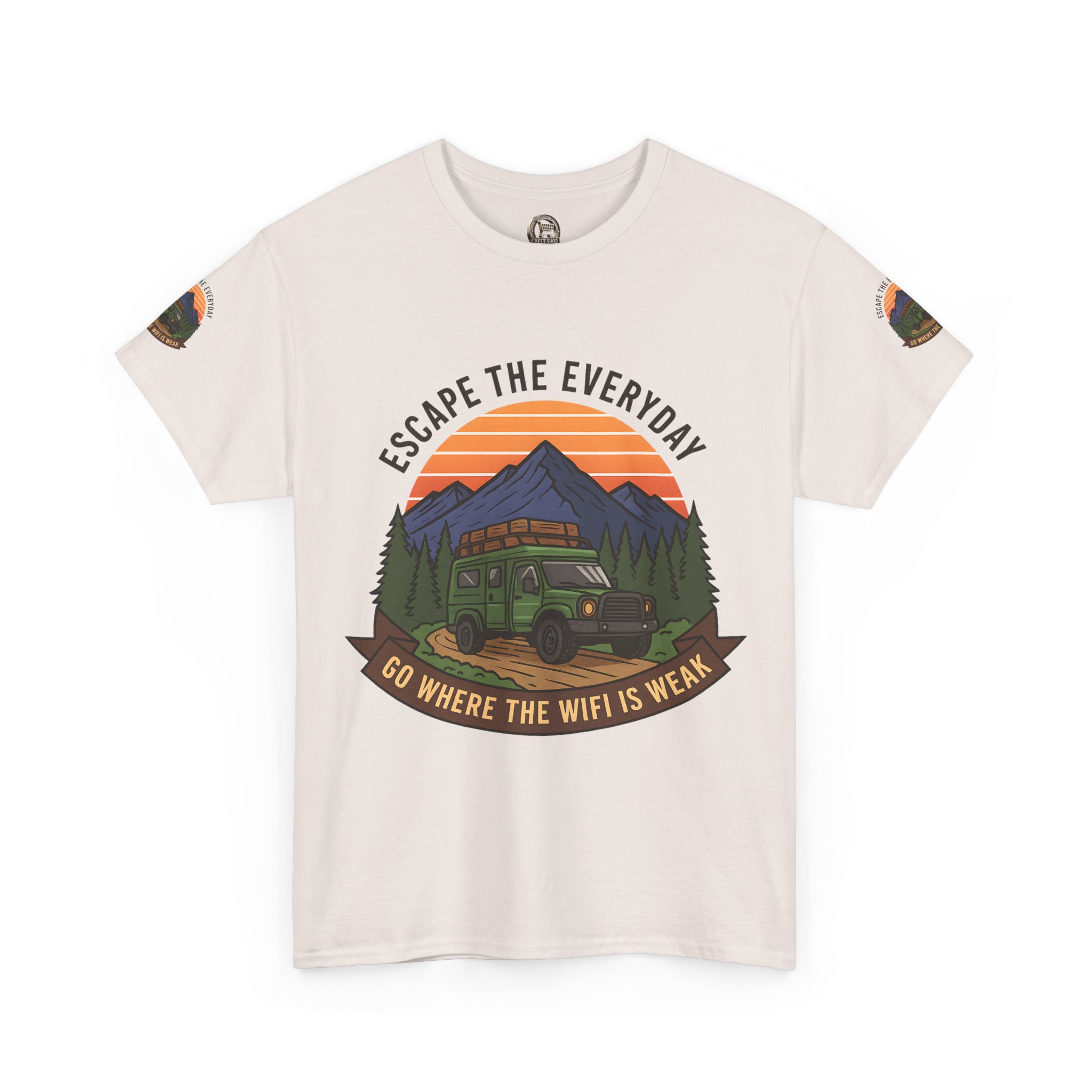 4626333485196892568_2048.jpeg Unisex Heavy Cotton Tee — "Go Where the WiFi Is Weak" Adventure Shirt