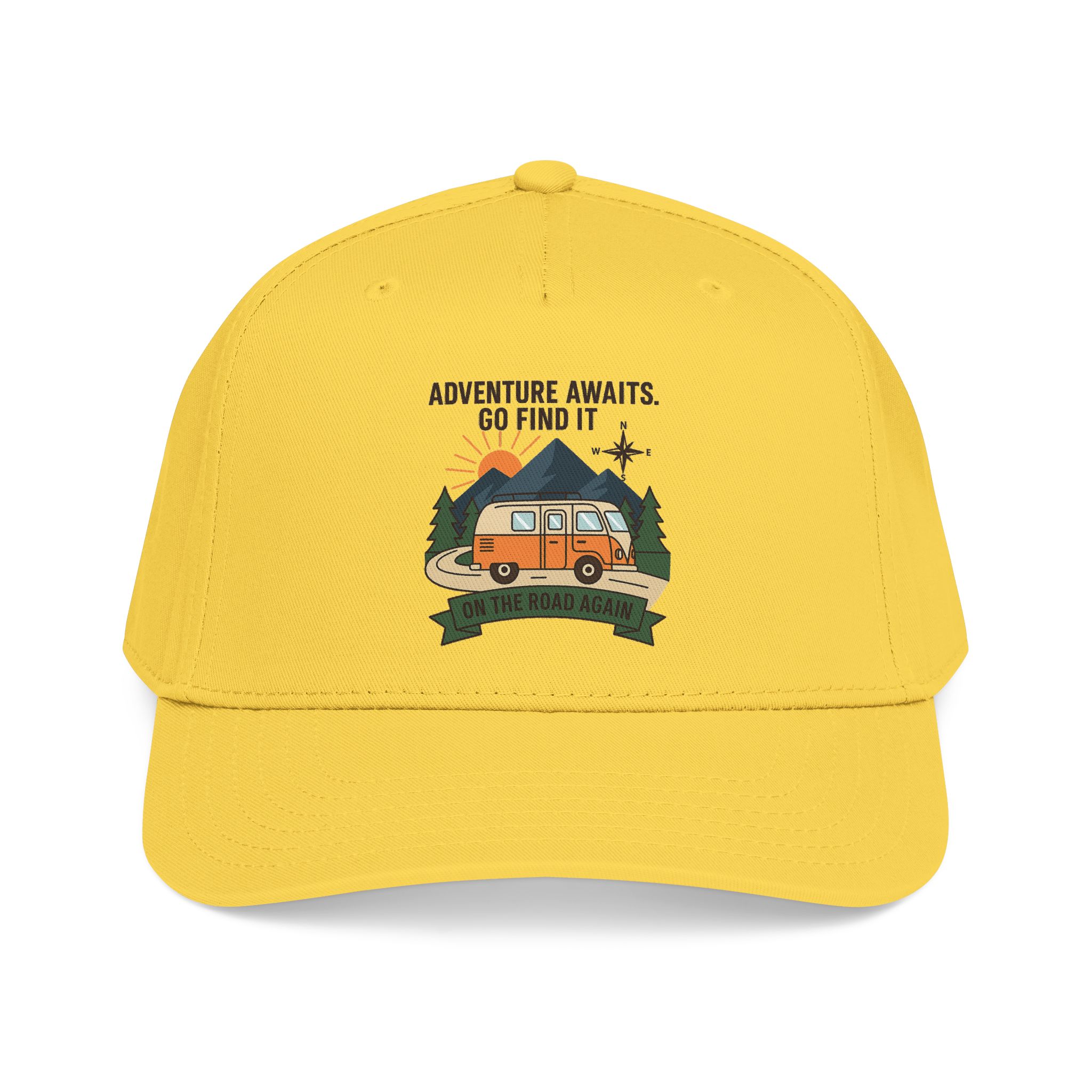 Baseball Cap - "Adventure Awaits" Outdoor Travel Hat