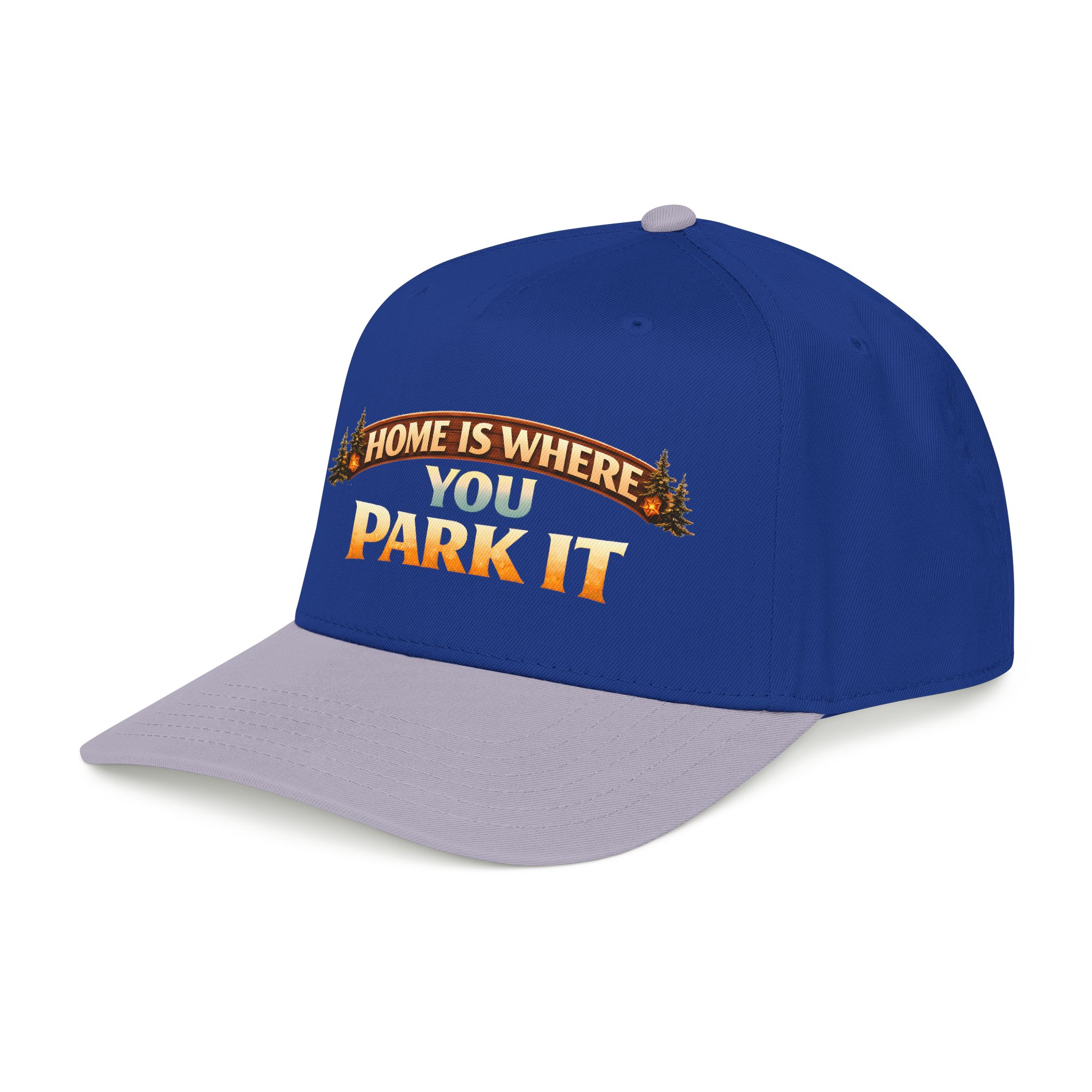 Baseball Cap - "Home Is Where You Park It" Design Scenic-Line