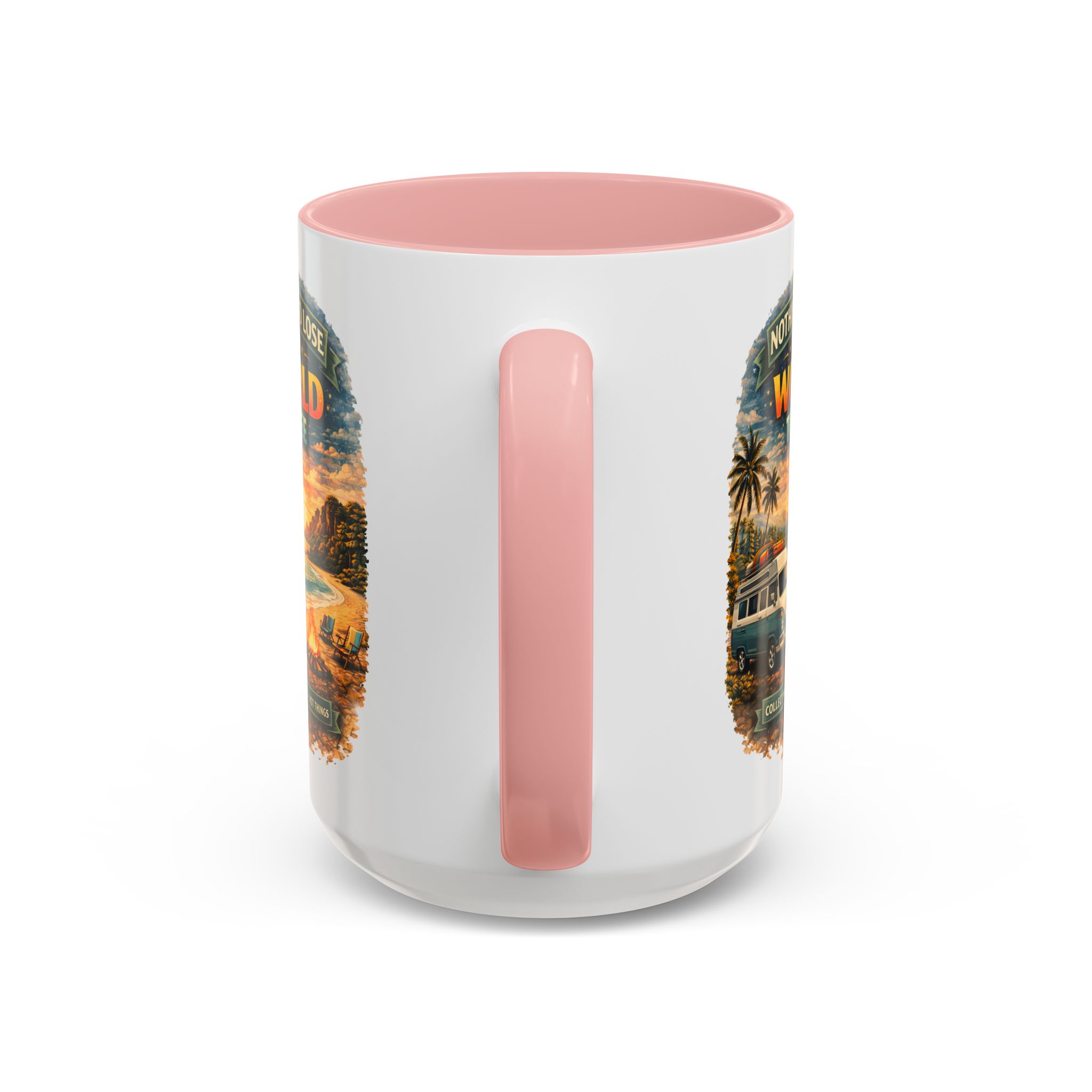 Accent Coffee Mug (11, 15oz) — "Nothing To Lose" Design Scenic-Line