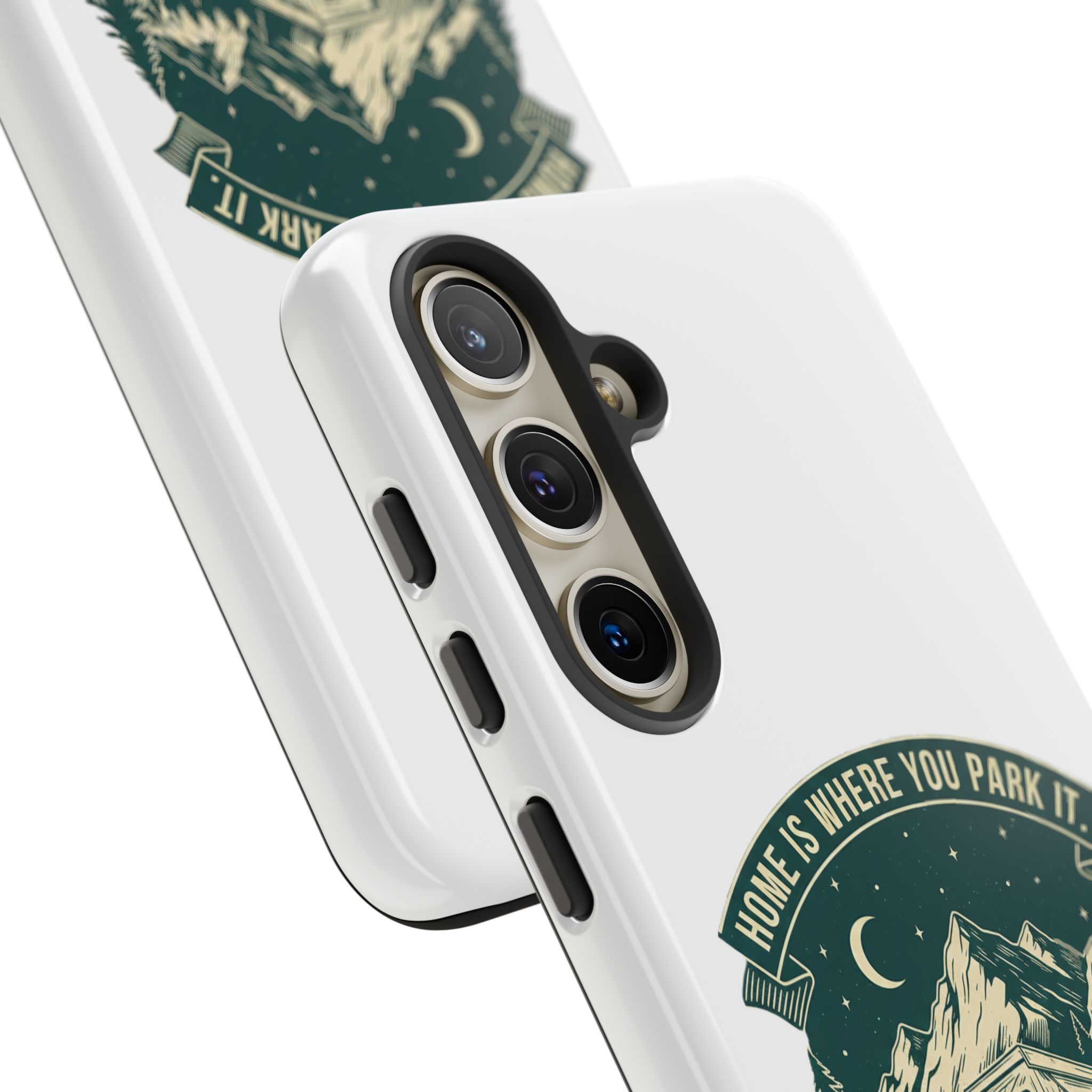 Phone Case — "Home Is Where You Park It-Adventure is the destination" Camper Van Design