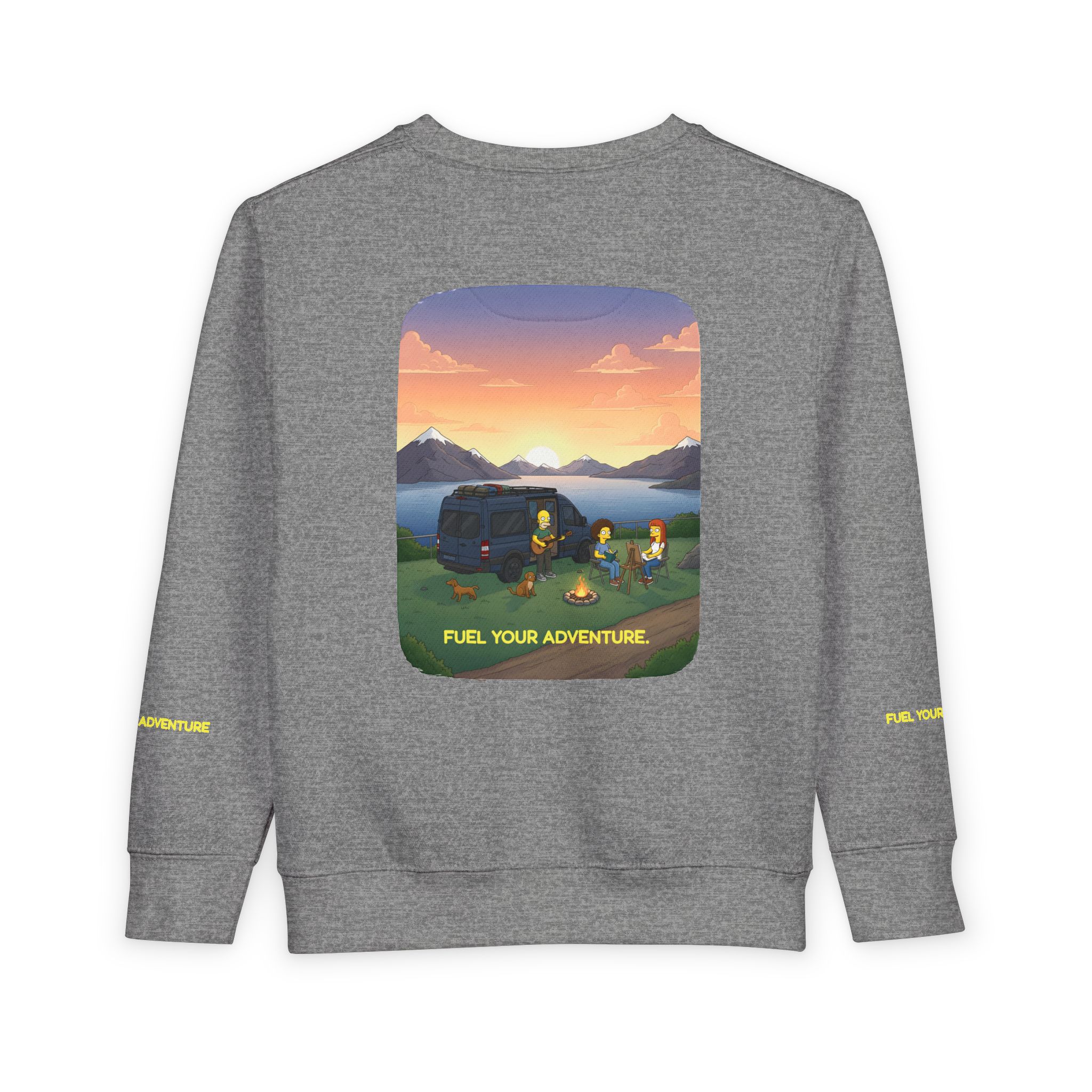 Toddler Sweatshirt - "Fuel Your Adventure" (Design Sitcom-Line)