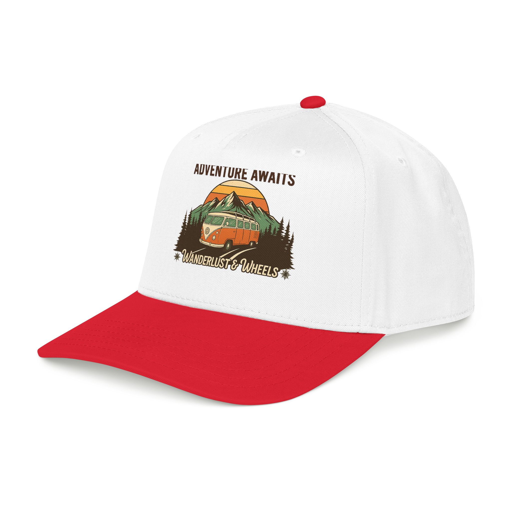 Baseball Cap - "Home Is Where You Adventure Awaits" Mid Profile Baseball Cap