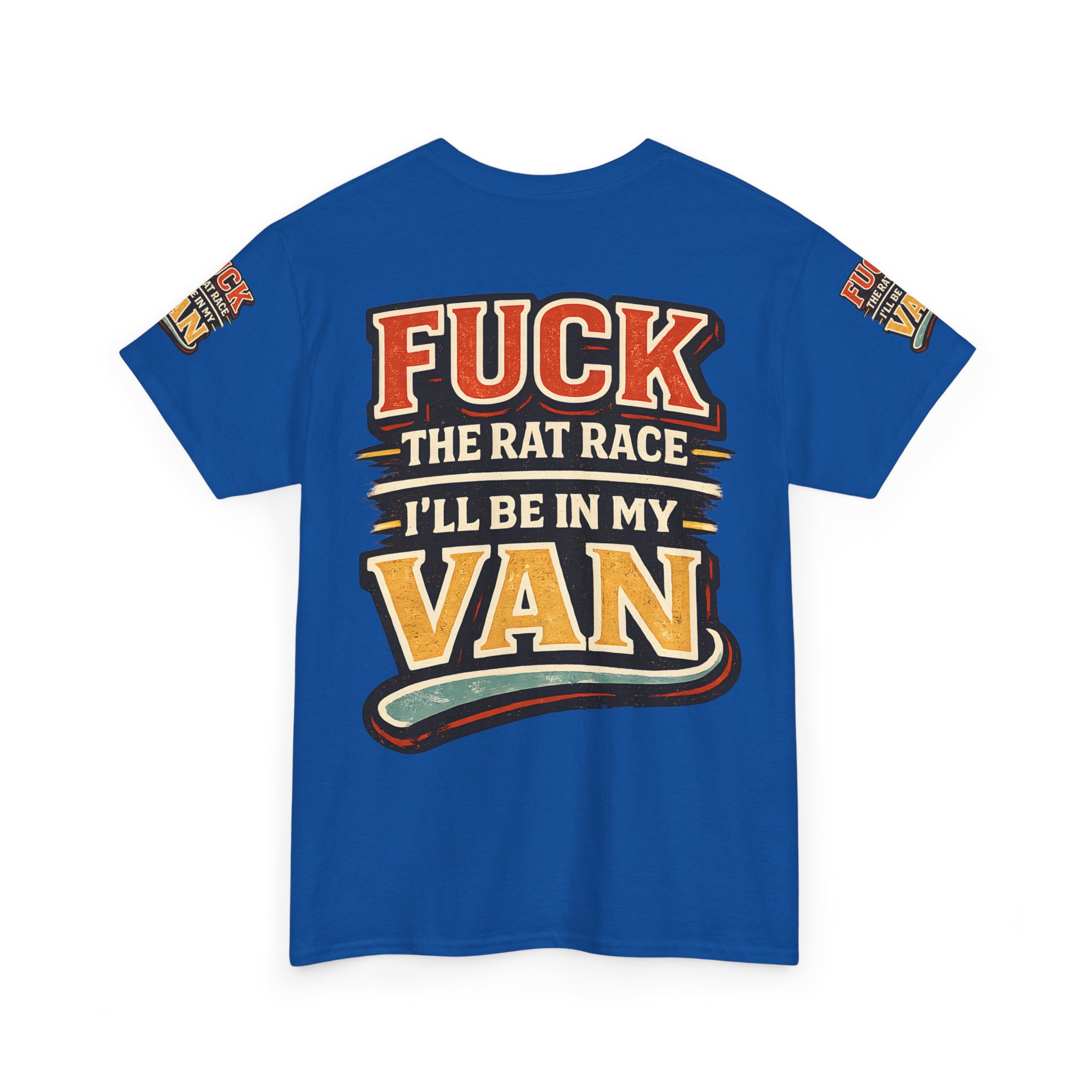 4672328536878412460_2048.jpeg Unisex Heavy Cotton Tee — "Fuck The Rat Race" Design F**K-Line
