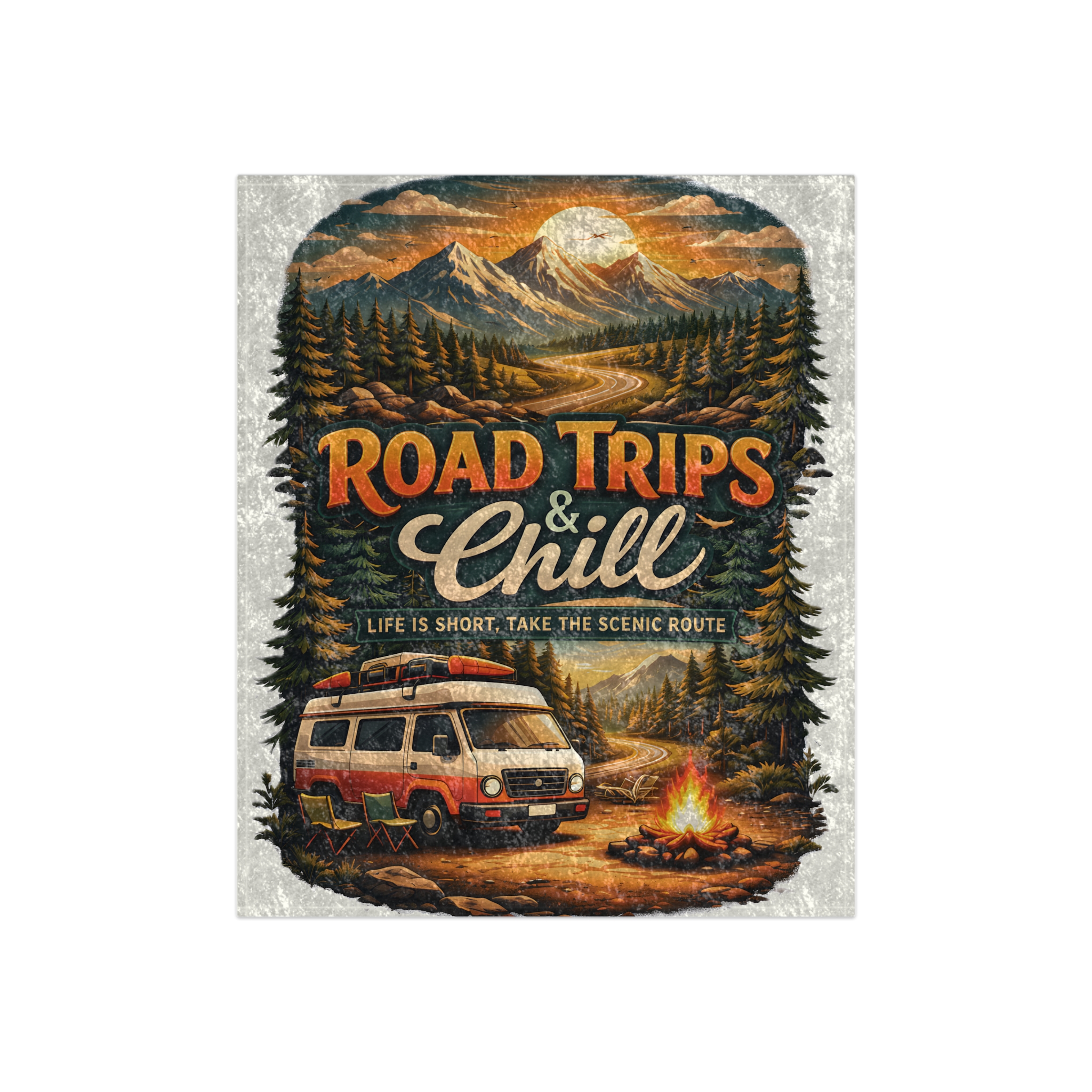 4683237699206880783_2048.jpeg Crushed Velvet Blanket —"Road Trips & Chill" Design Scenic-Line (Campervan)