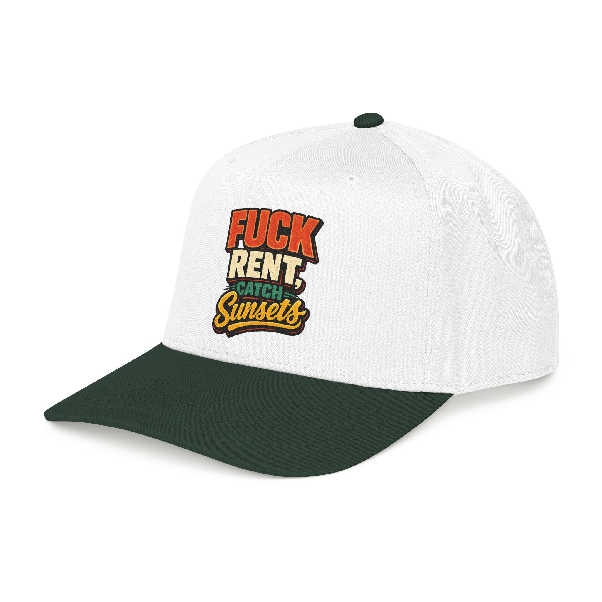 Baseball Cap - "Fuck Rent Catch Sunsets" Design F**K-Line