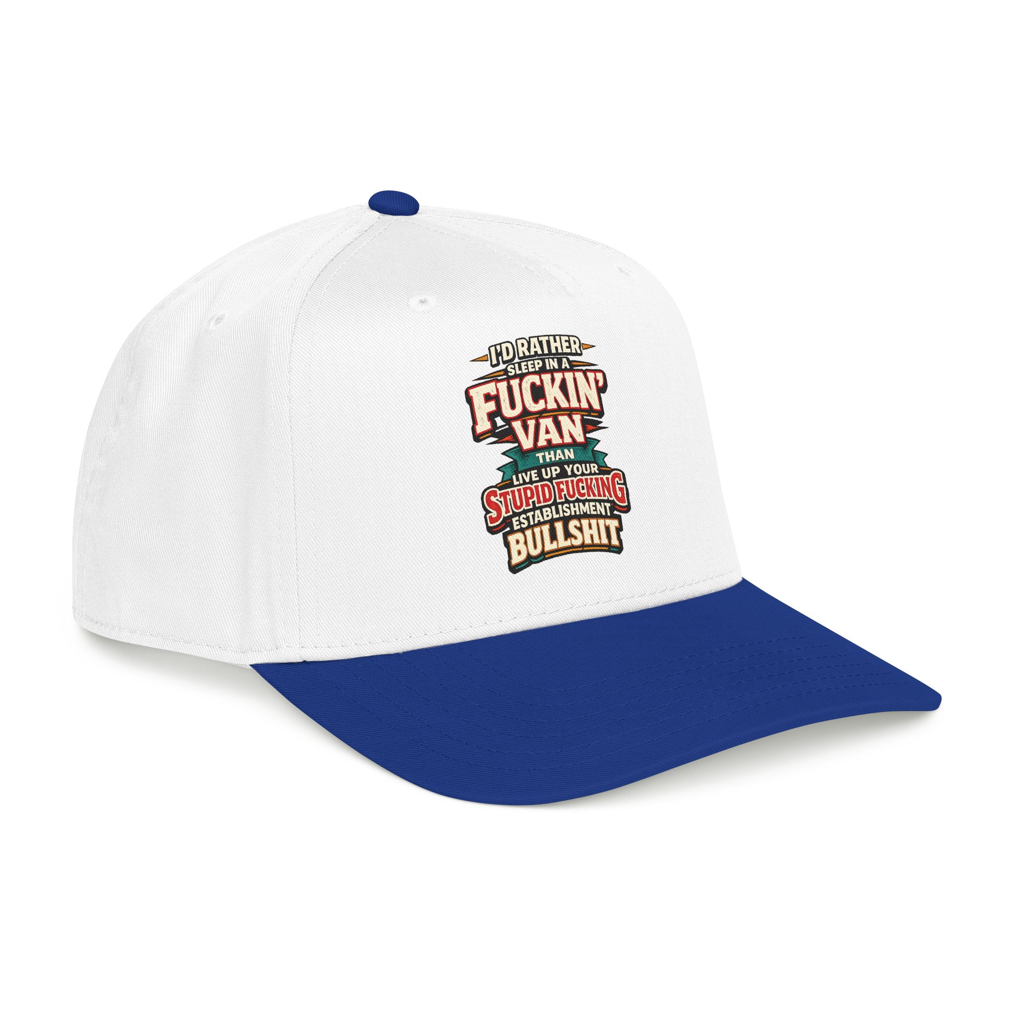 Baseball Cap - "I´d Rather Sleep in A Fucking Van" Design F**K-Line