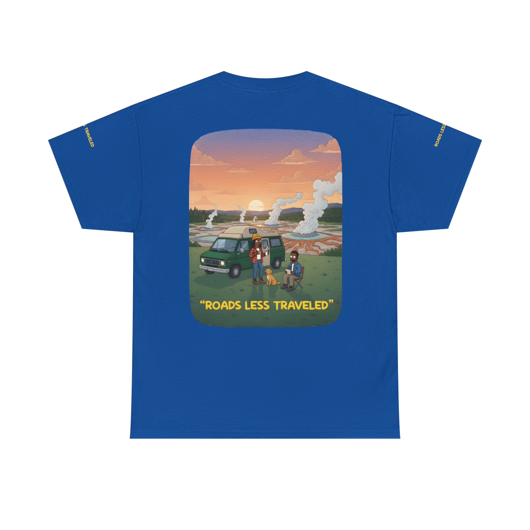 476968500733085810_2048.jpeg Unisex Heavy Cotton Tee — "Roads Less Traveled" Design Sitcom-Line