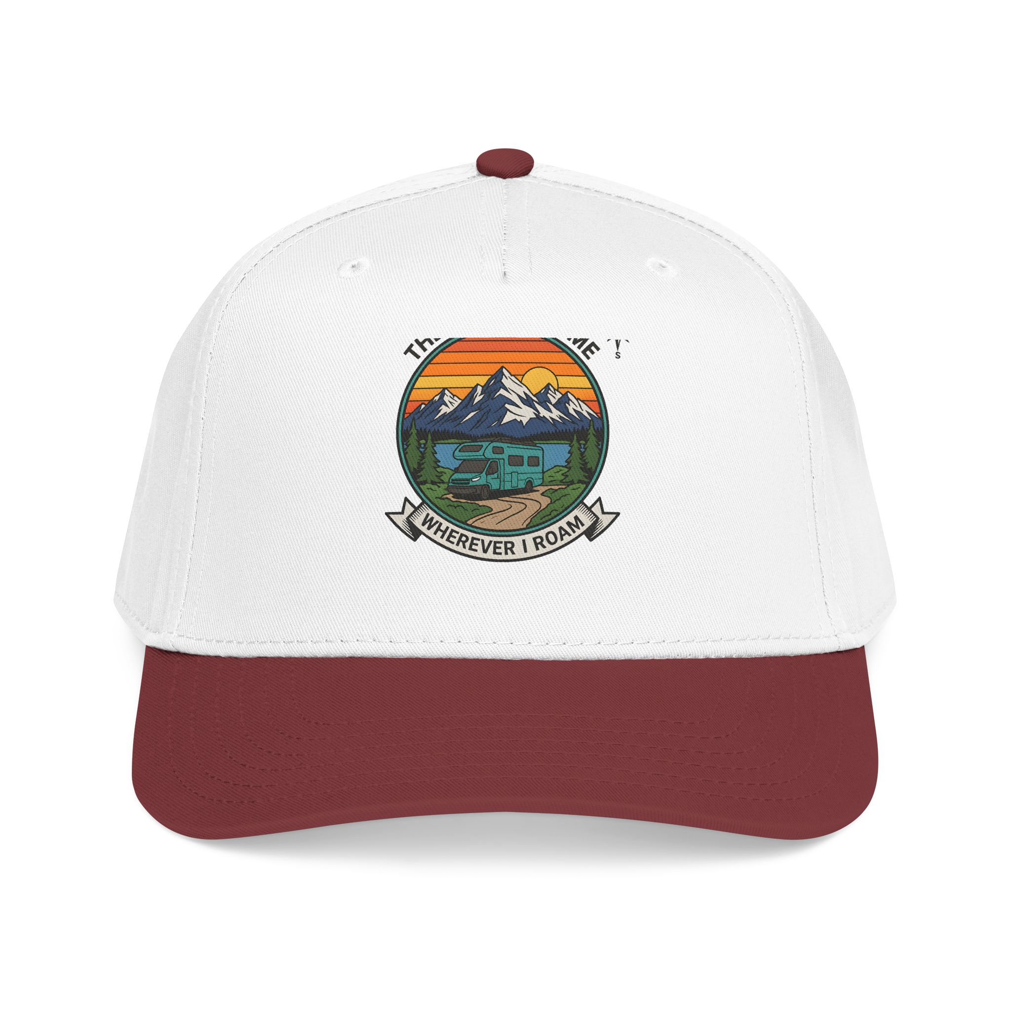Baseball Cap — "The Road Is Home, Wherever I Roam"
