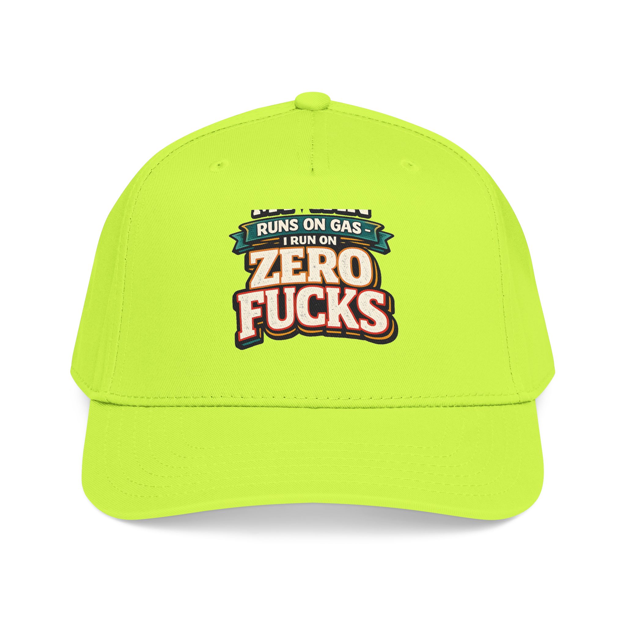 Baseball Cap - "My Van Runs On Gas" Design F**K-Line