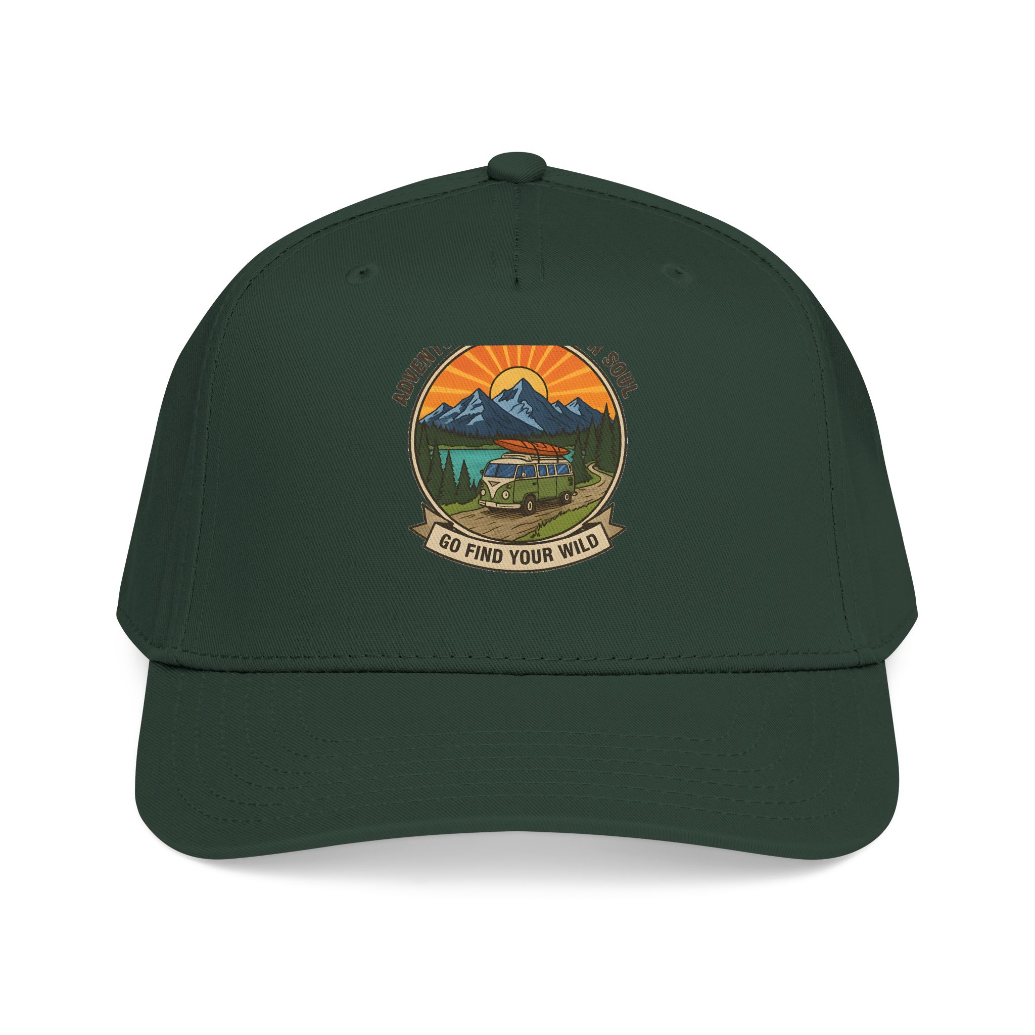 Baseball Cap — "Go Find Your Wild" Outdoor Patch