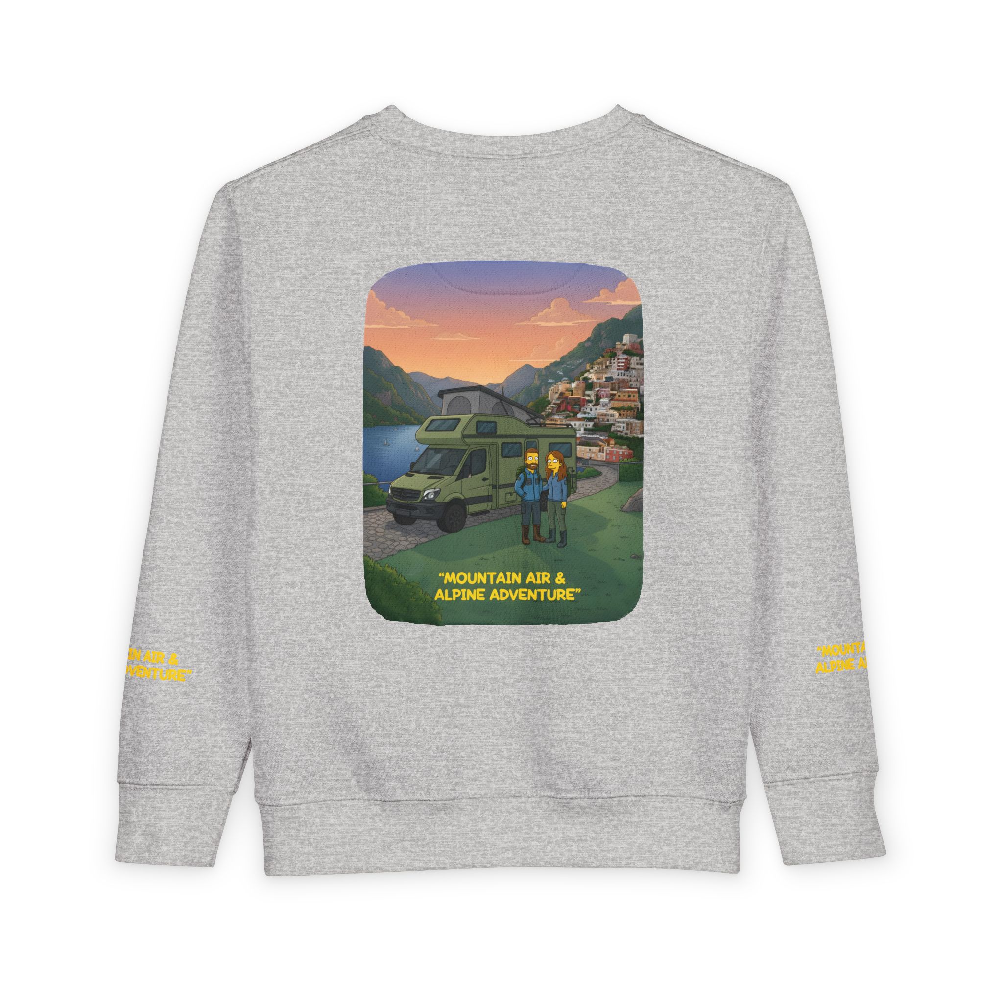 Toddler Sweatshirt - "Mountain Air And Alpine Adventure" (Design Sitcom-Line)