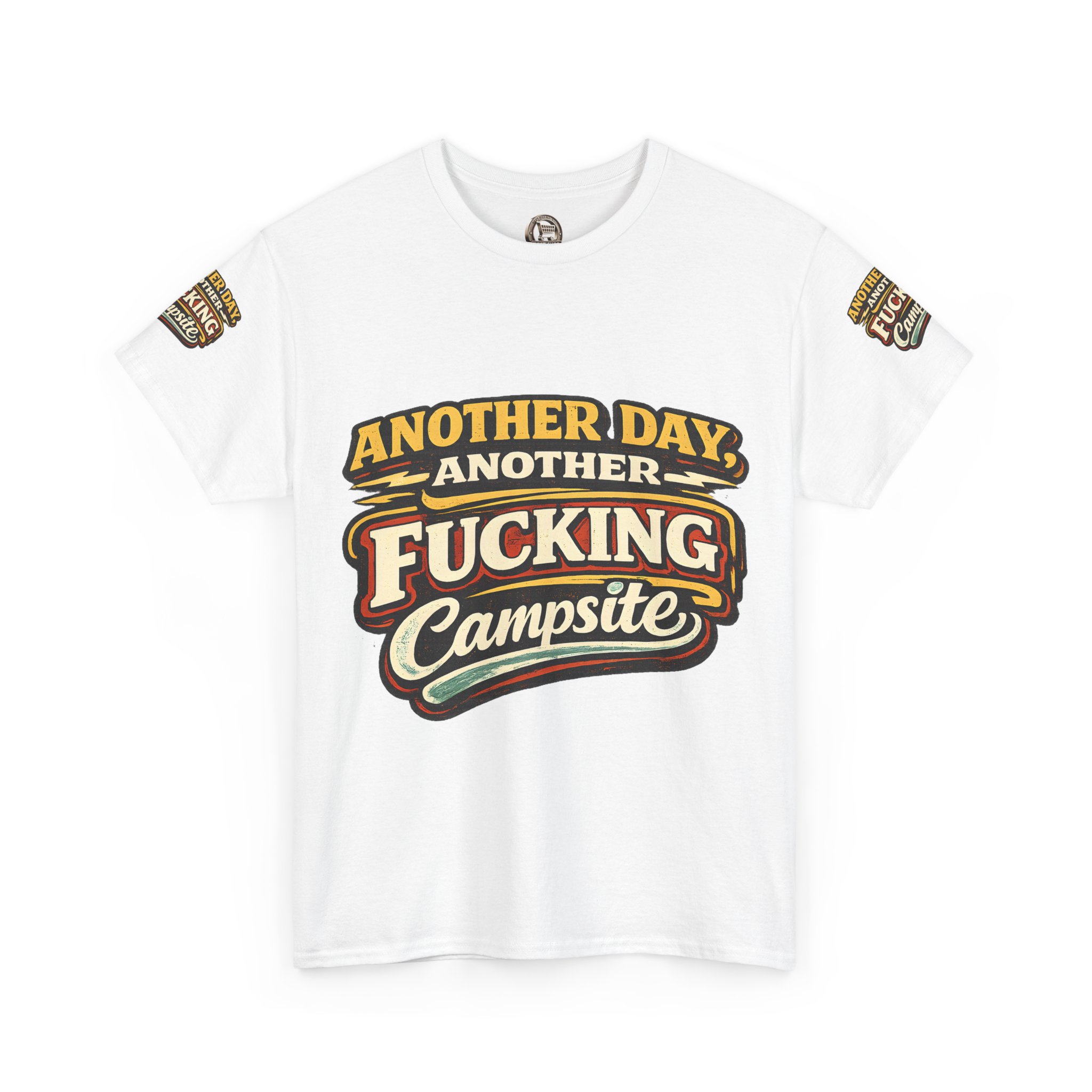 Unisex Heavy Cotton Tee — "Another Day" Design F**K-Line