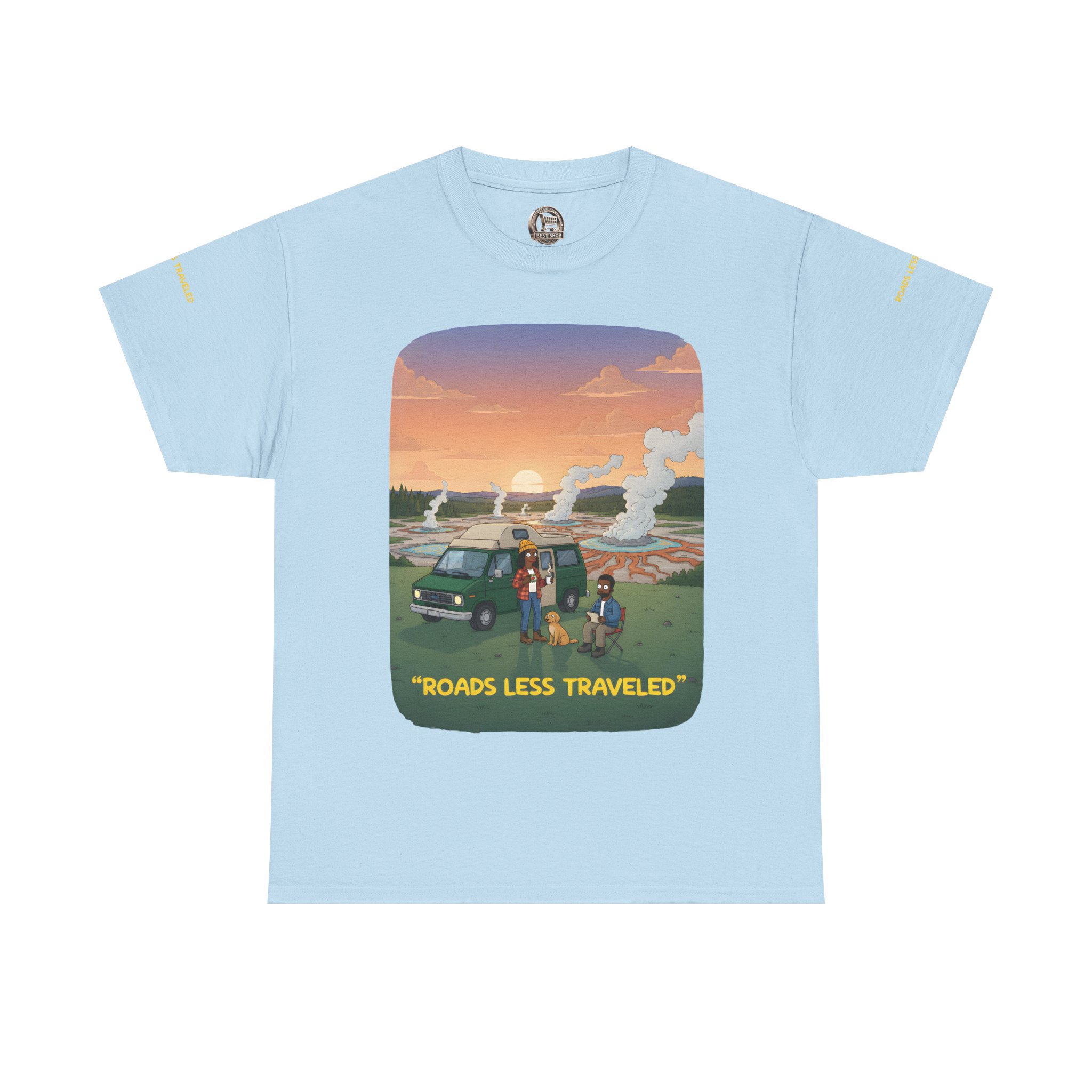 4825121942944142193_2048.jpeg Unisex Heavy Cotton Tee — "Roads Less Traveled" Design Sitcom-Line