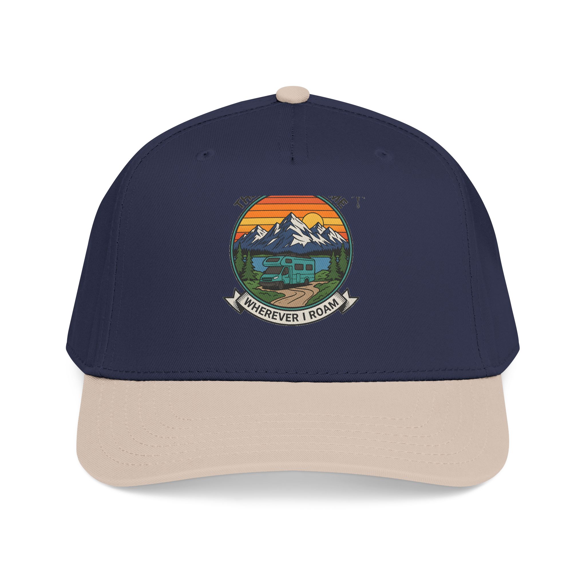 Baseball Cap — "The Road Is Home, Wherever I Roam"
