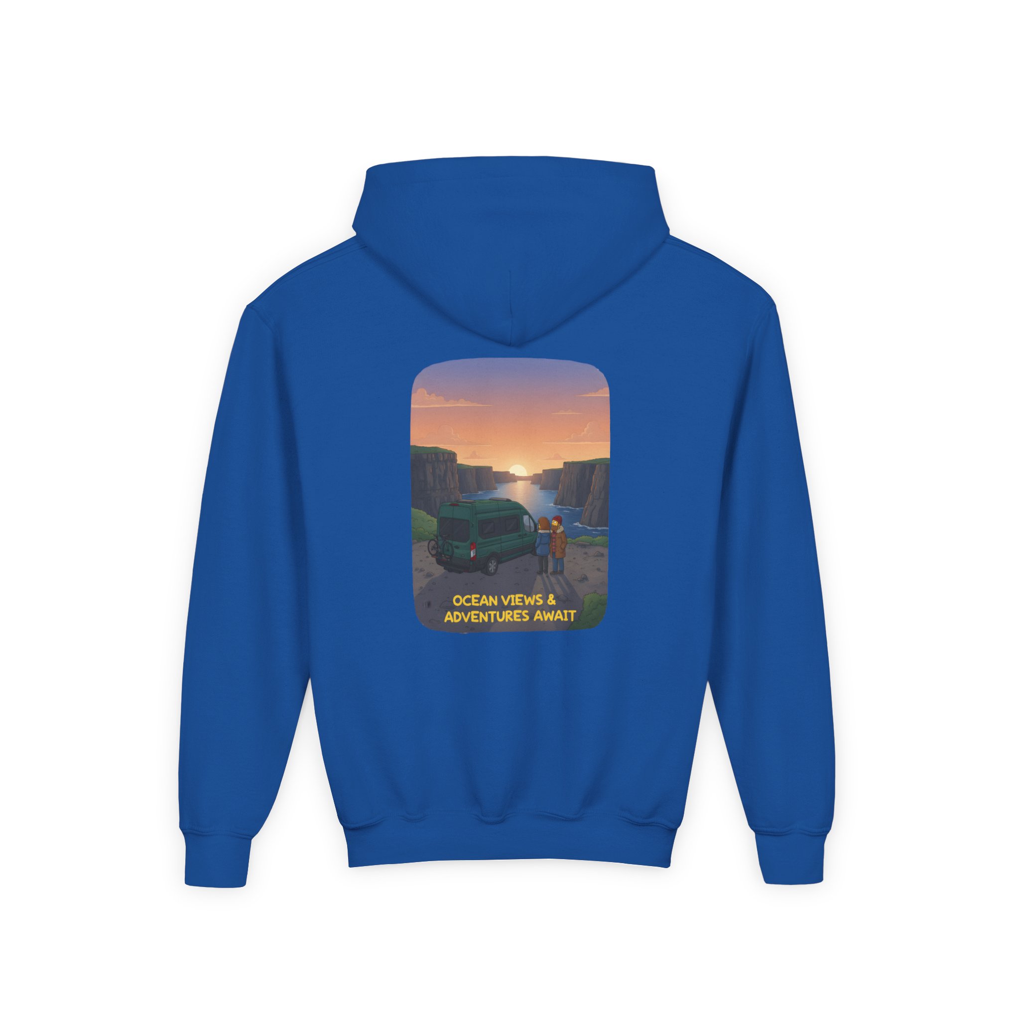 4847820093766957764_2048.jpeg Youth Hoodie(Gildan) – "Ocean Views-Adventures Awaits" (Design Sitcom-Line)