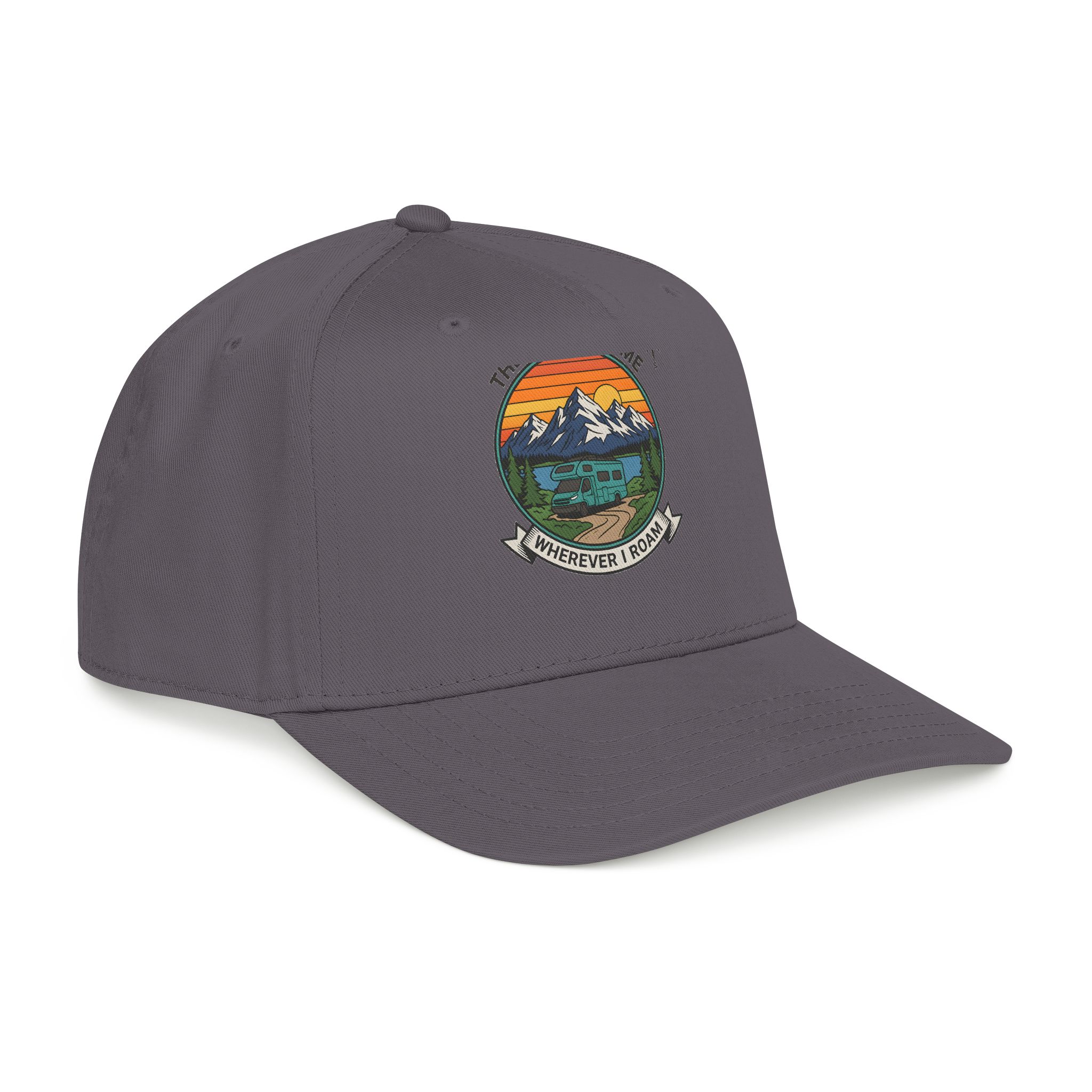 Baseball Cap — "The Road Is Home, Wherever I Roam"