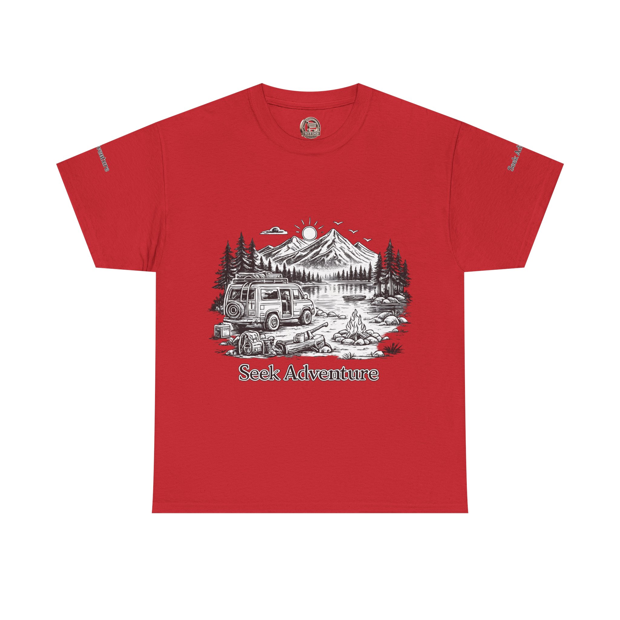 4867742368775012468_2048.jpeg Unisex Heavy Cotton Tee — "Seek Adventure" Design Minimal-Line