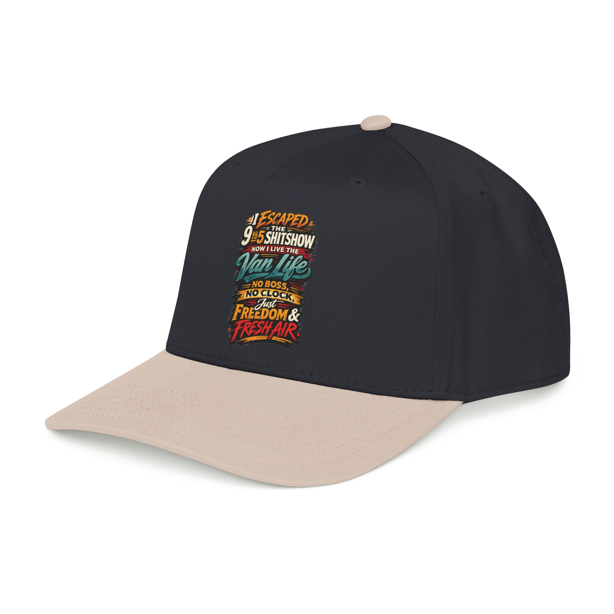 Baseball Cap - "I Escaped The 9 To 5" Design F**K-Line