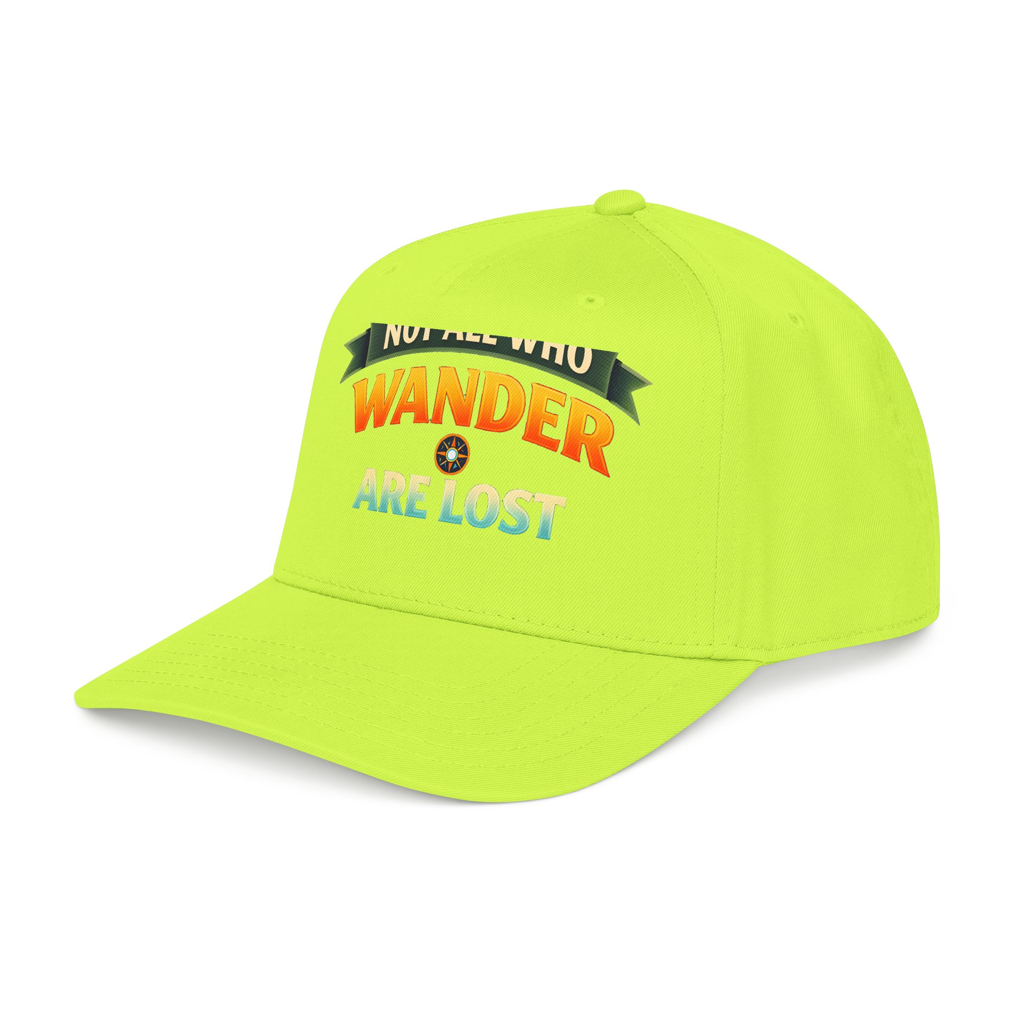 Baseball Cap - "Not All Who Wander Are Lost" Design Scenic-Line