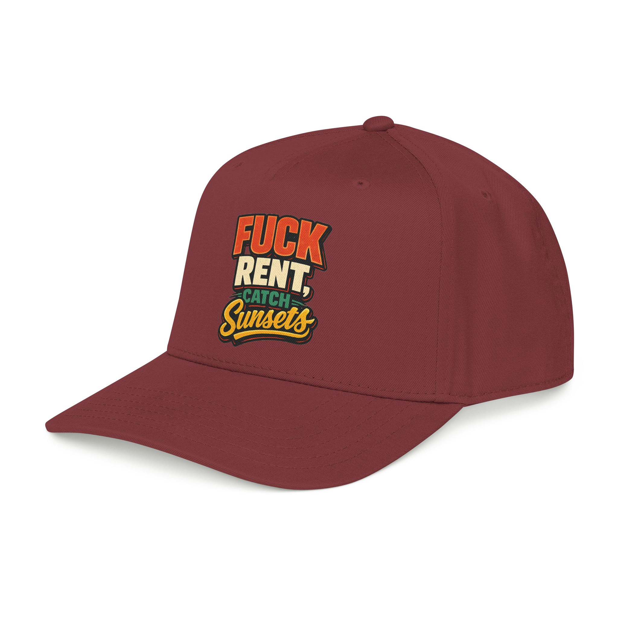 Baseball Cap - "Fuck Rent Catch Sunsets" Design F**K-Line