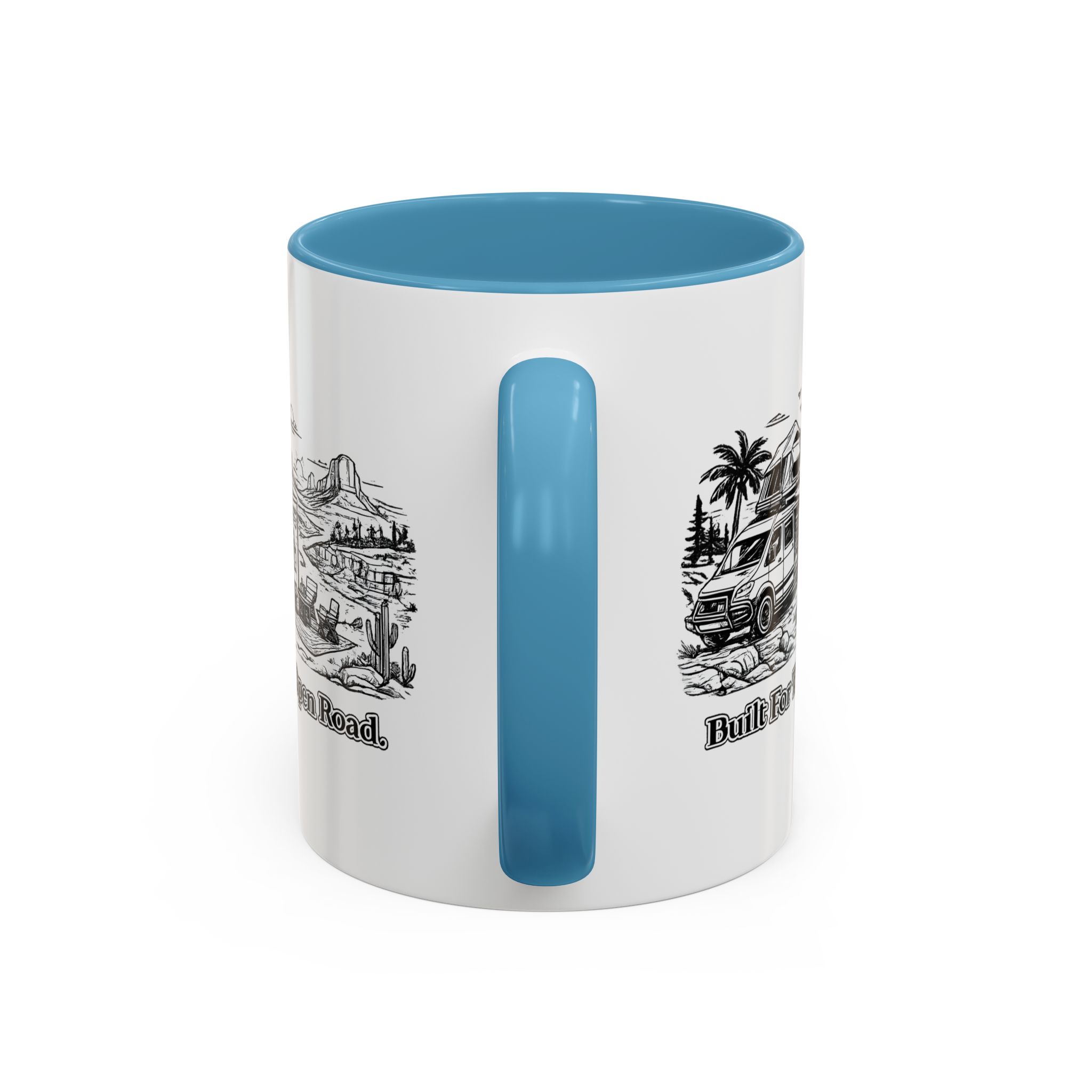 4911160368337410332_2048.jpeg Accent Coffee Mug (11, 15oz) — "Built For The Open Road" Design Minimal-Line