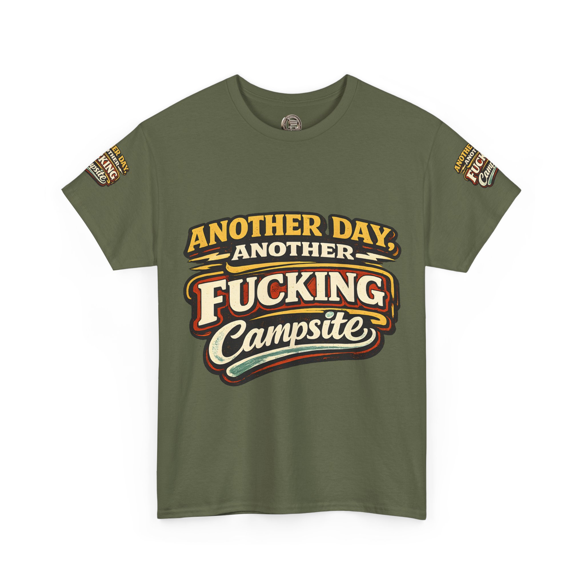 Unisex Heavy Cotton Tee — "Another Day" Design F**K-Line