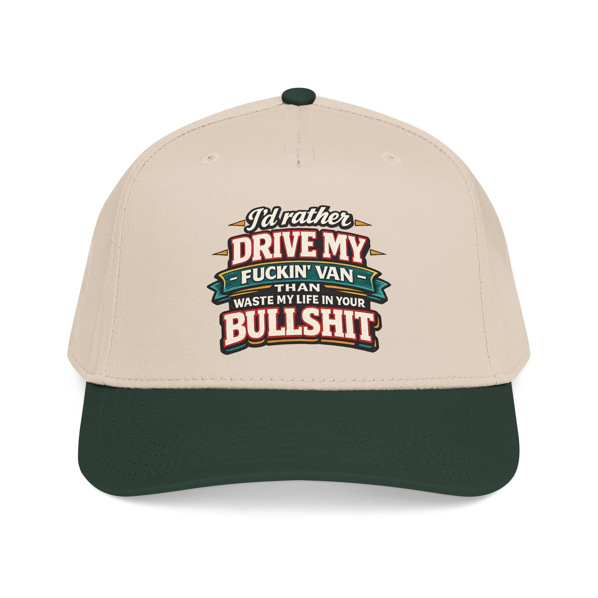 Baseball Cap - "I´d Rather Drive My Fucking Van" Design F**K-Line