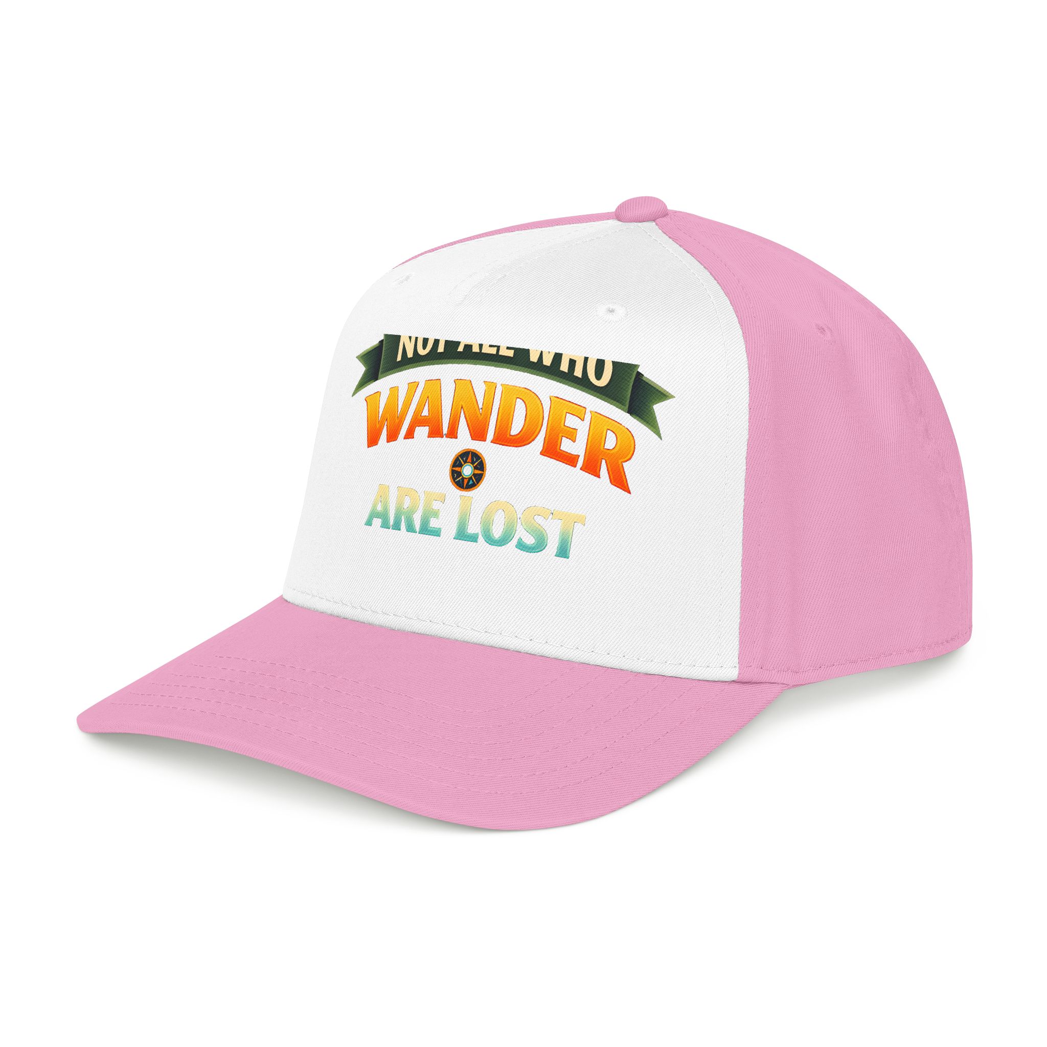 Baseball Cap - "Not All Who Wander Are Lost" Design Scenic-Line