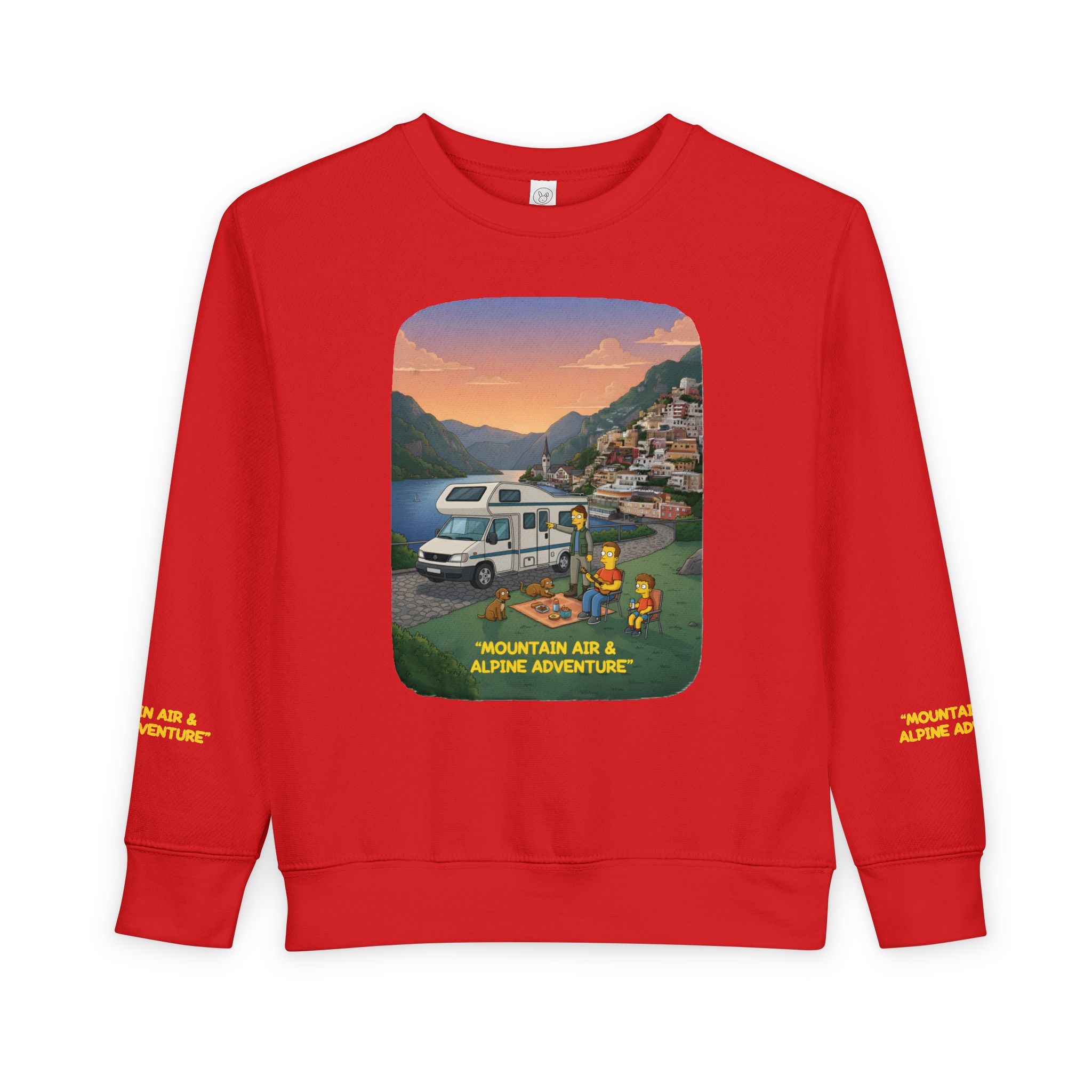 Toddler Sweatshirt - "Mountain Air-Alpine Adventure" (Design Sitcom-Line)