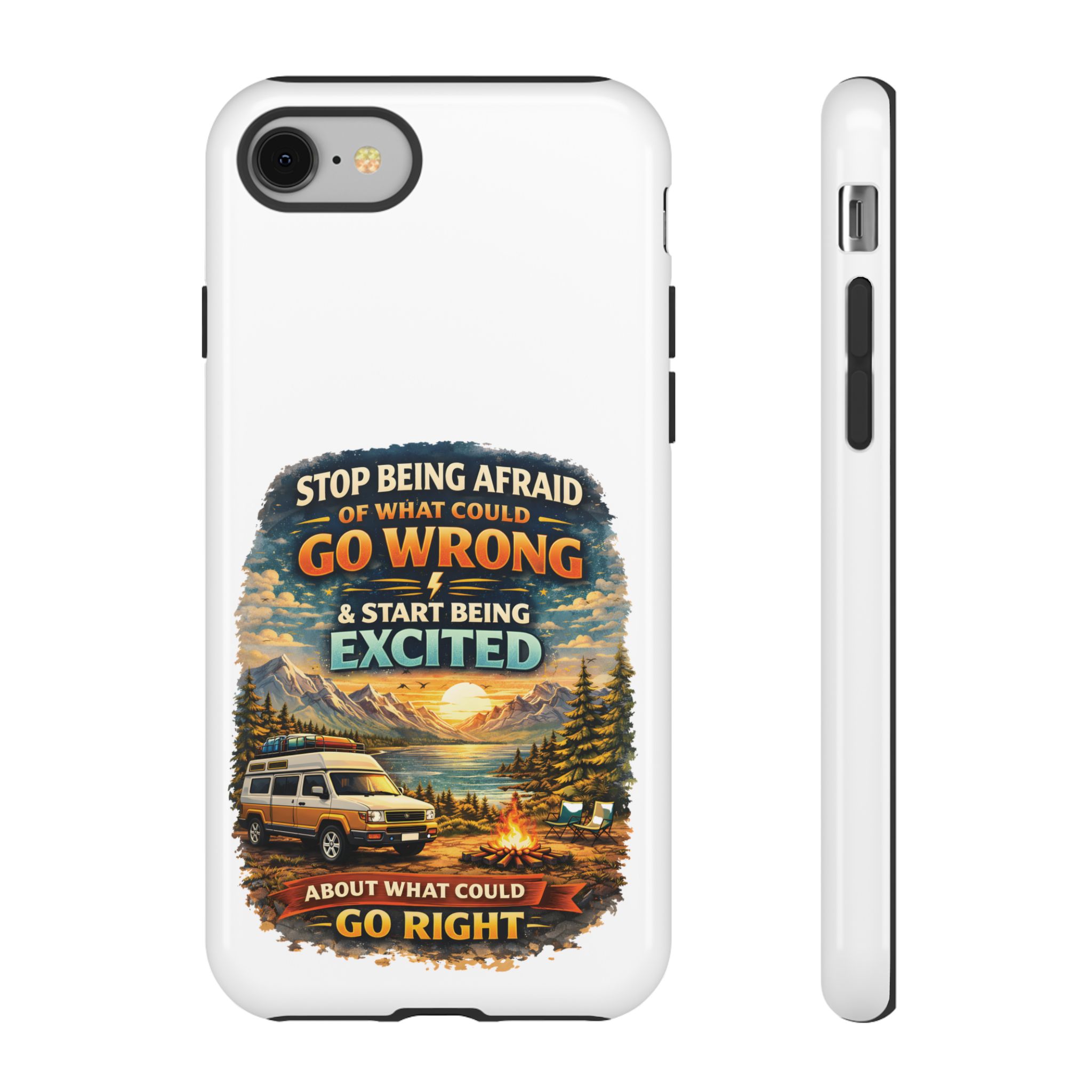 Phone Case — "Stop Being Afraid" (Design Scenic-Line)