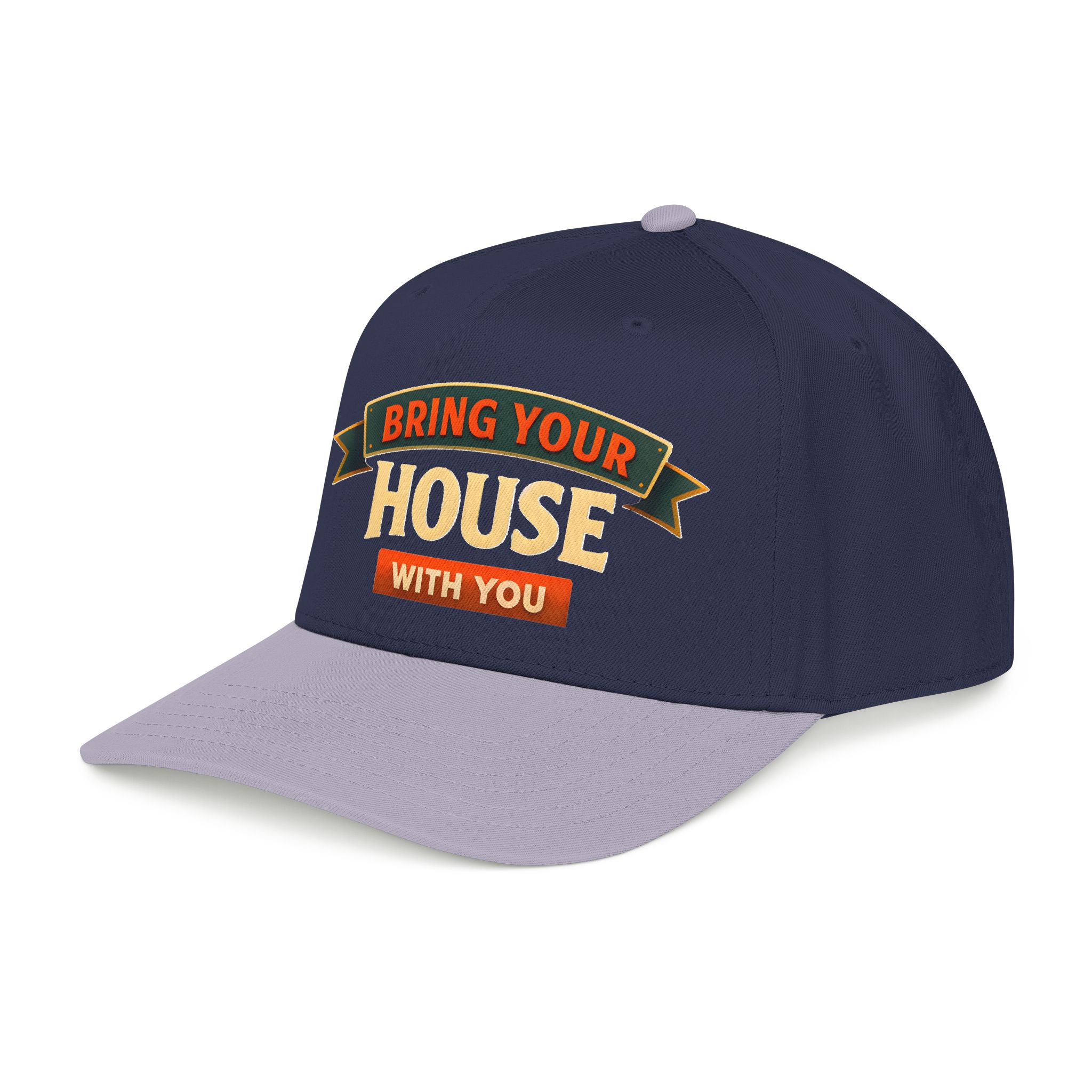 Baseball Cap - "Bring Your House With You" Design Scenic-Line