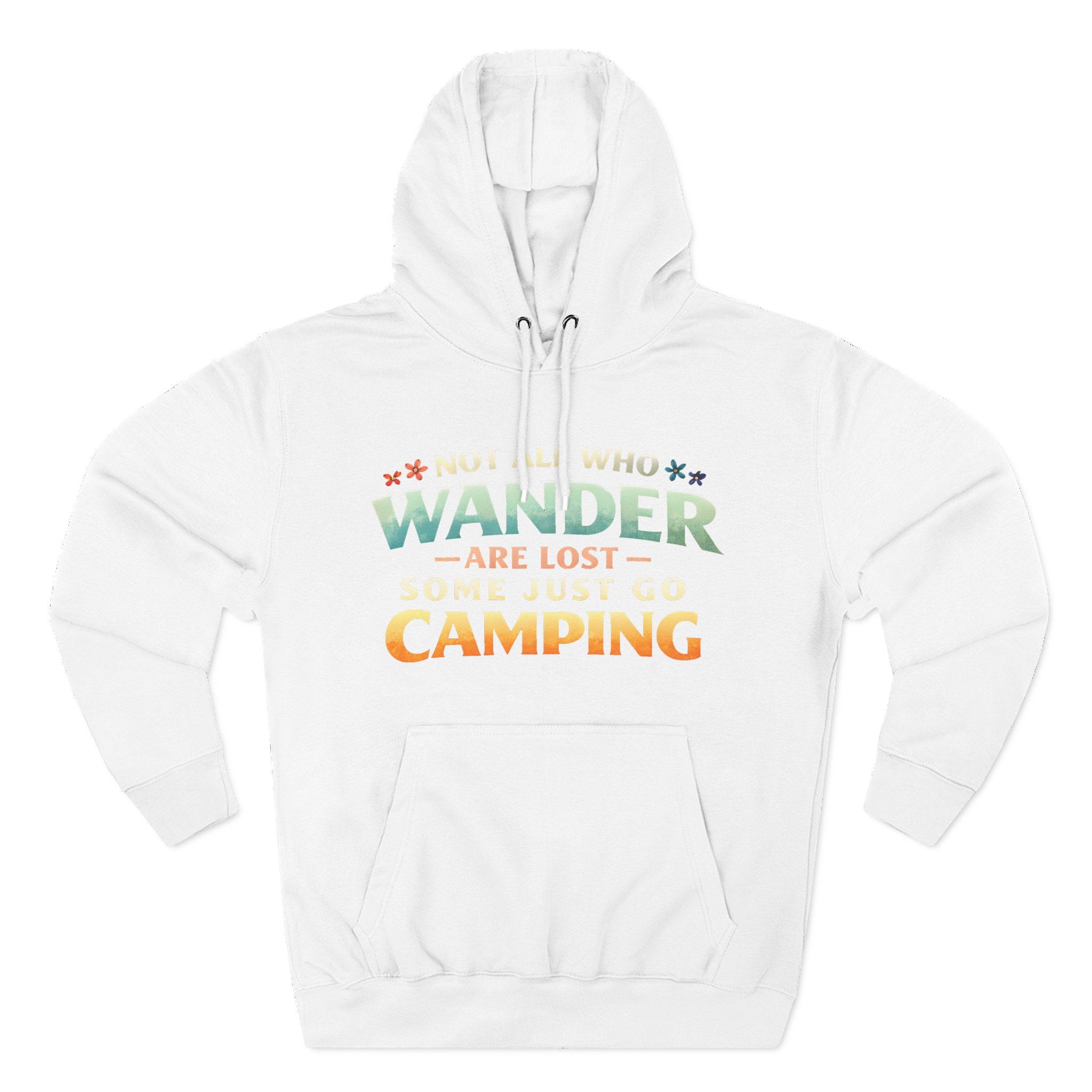 4965239908327459030_2048.jpeg Three-Panel Fleece Hoodie - "Not All Who Wander Are Lost " Design Scenic-Line