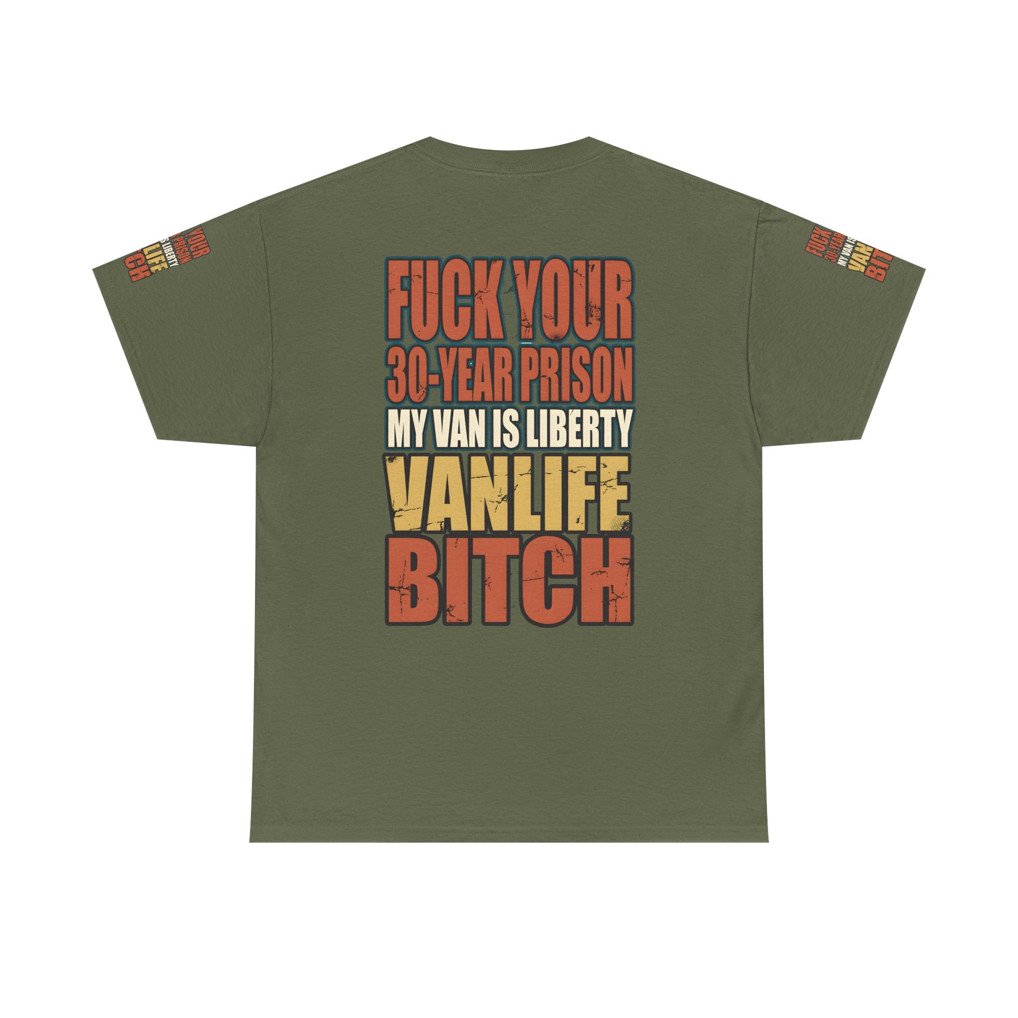 Unisex Heavy Cotton Tee — "Fuck Your 30 Year" Design F**K-Line