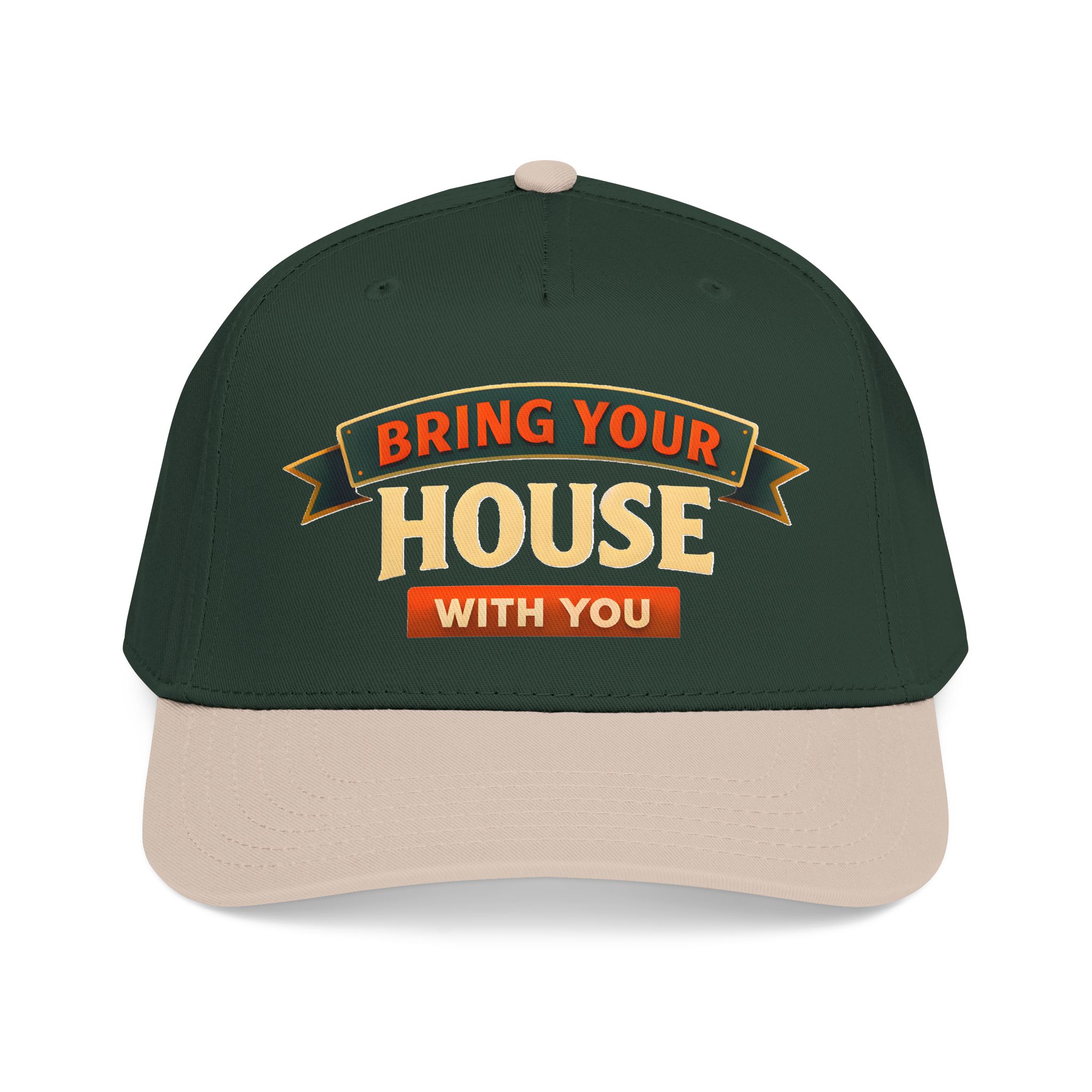 Baseball Cap - "Bring Your House With You" Design Scenic-Line