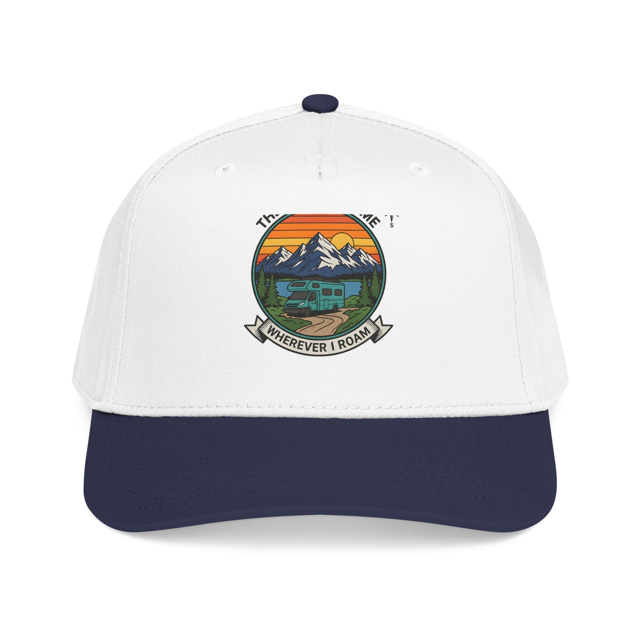 Baseball Cap — "The Road Is Home, Wherever I Roam"