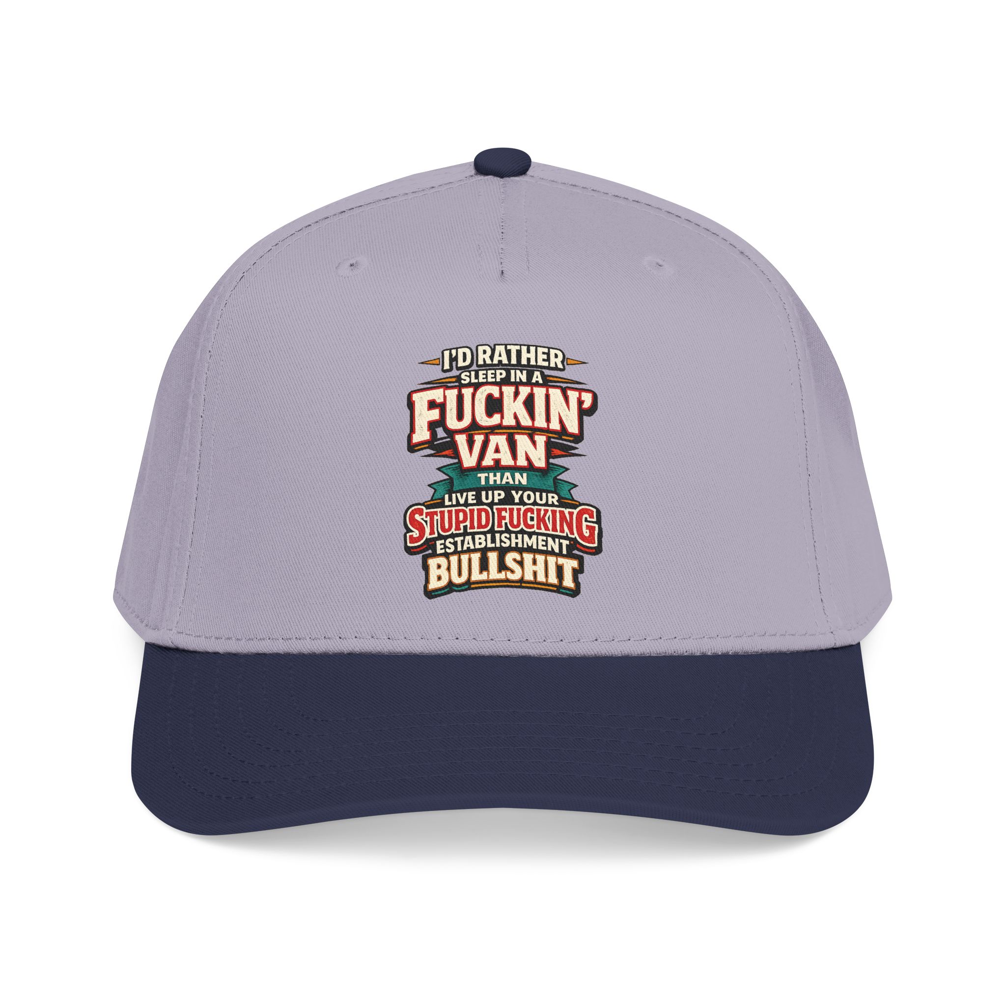 Baseball Cap - "I´d Rather Sleep in A Fucking Van" Design F**K-Line