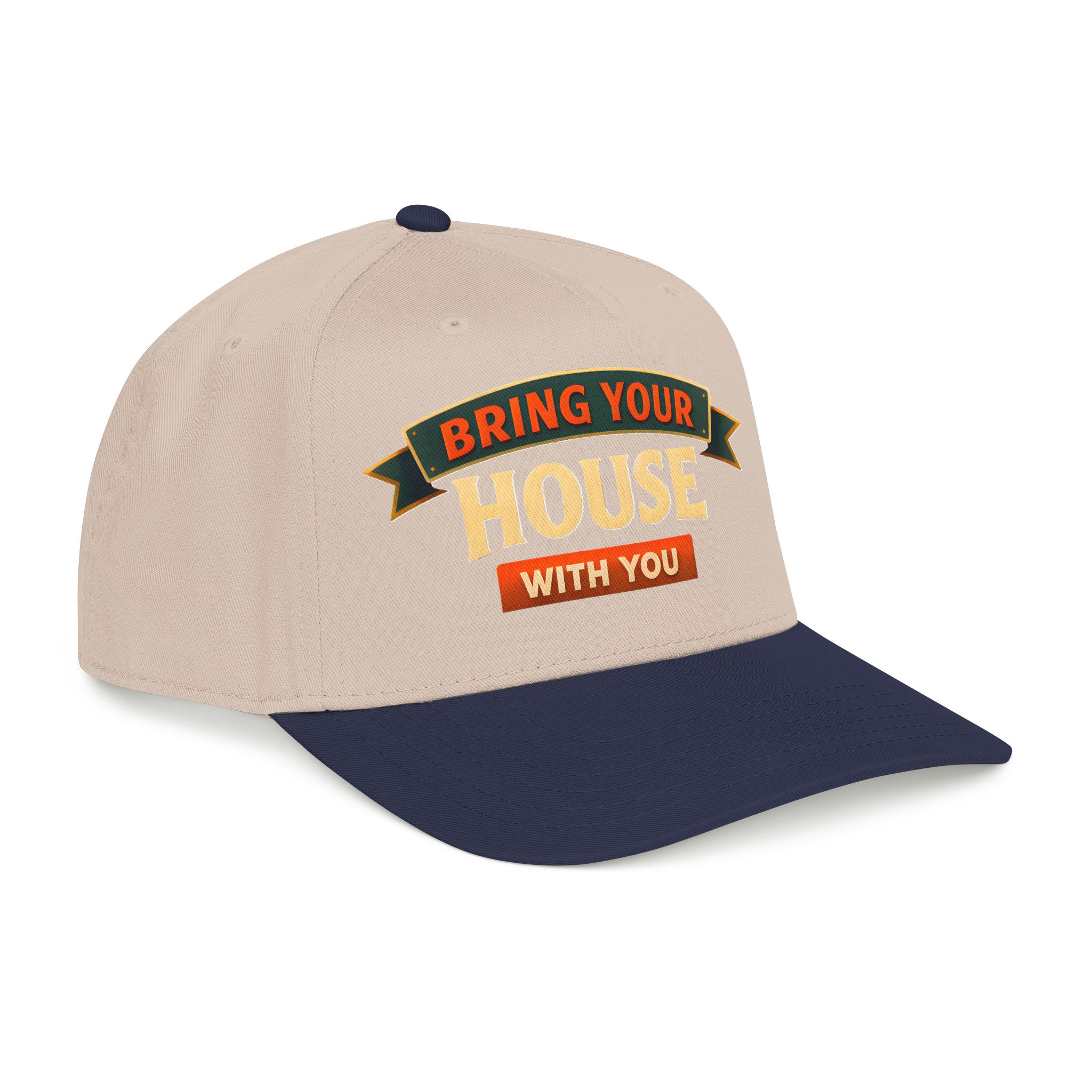 Baseball Cap - "Bring Your House With You" Design Scenic-Line