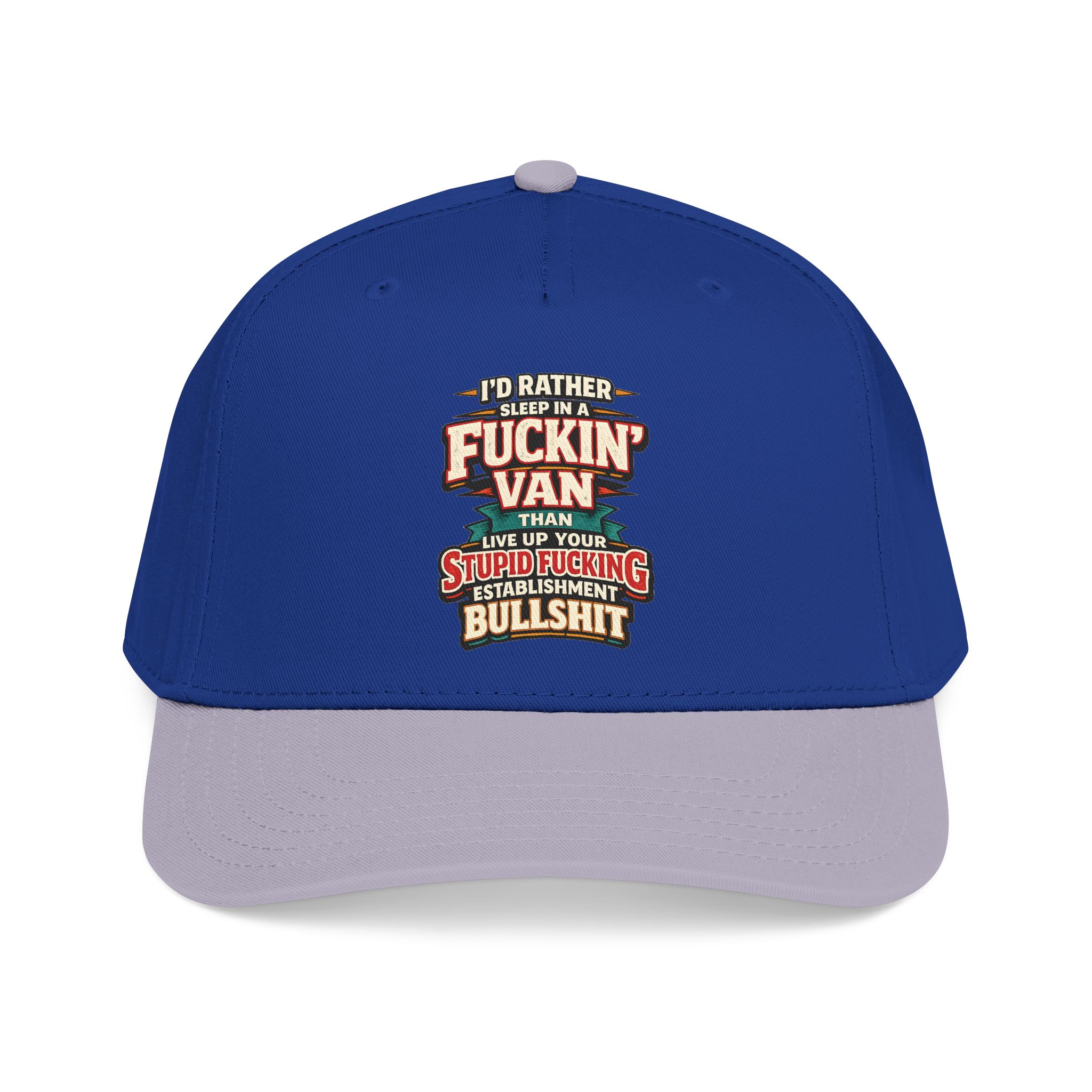 Baseball Cap - "I´d Rather Sleep in A Fucking Van" Design F**K-Line