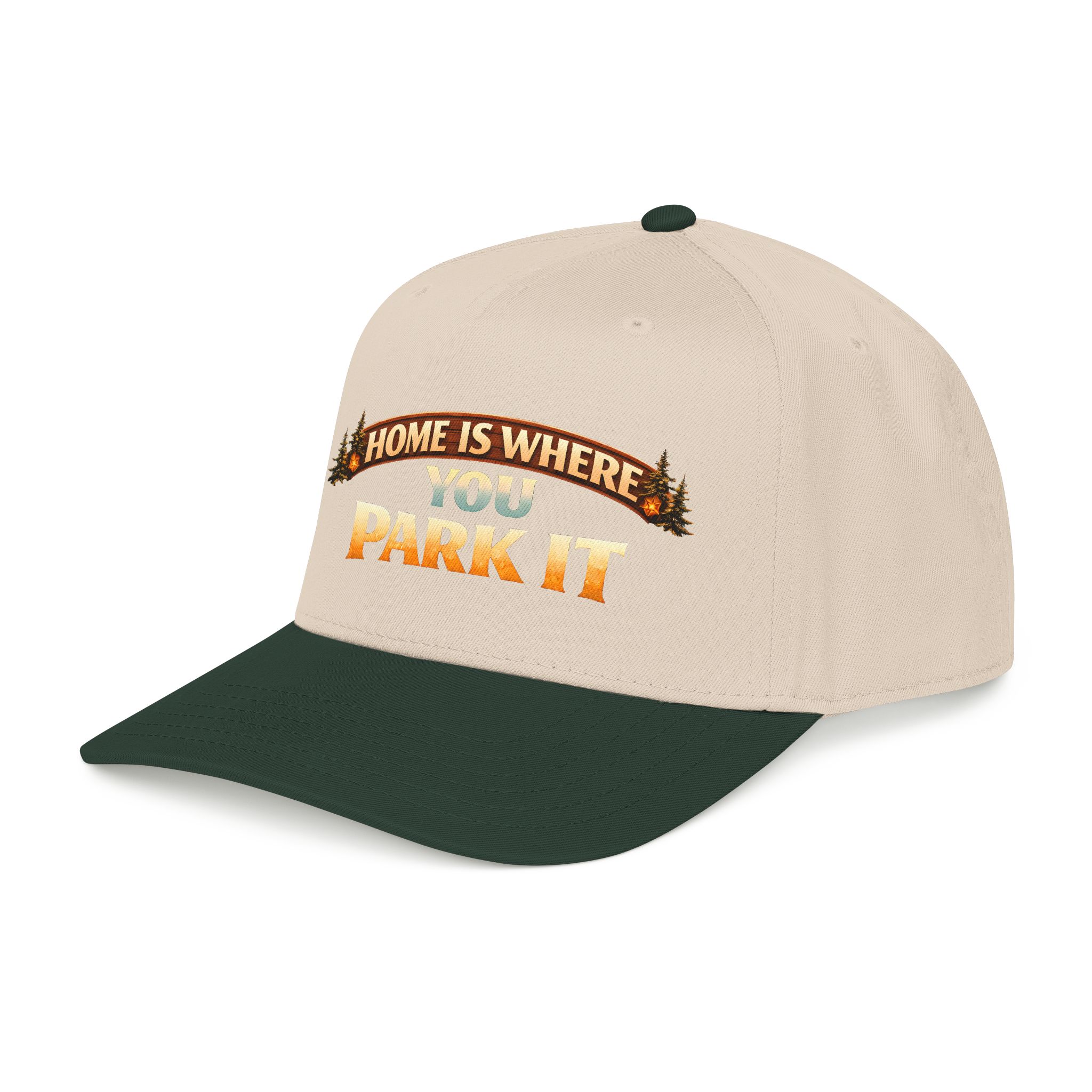 Baseball Cap - "Home Is Where You Park It" Design Scenic-Line