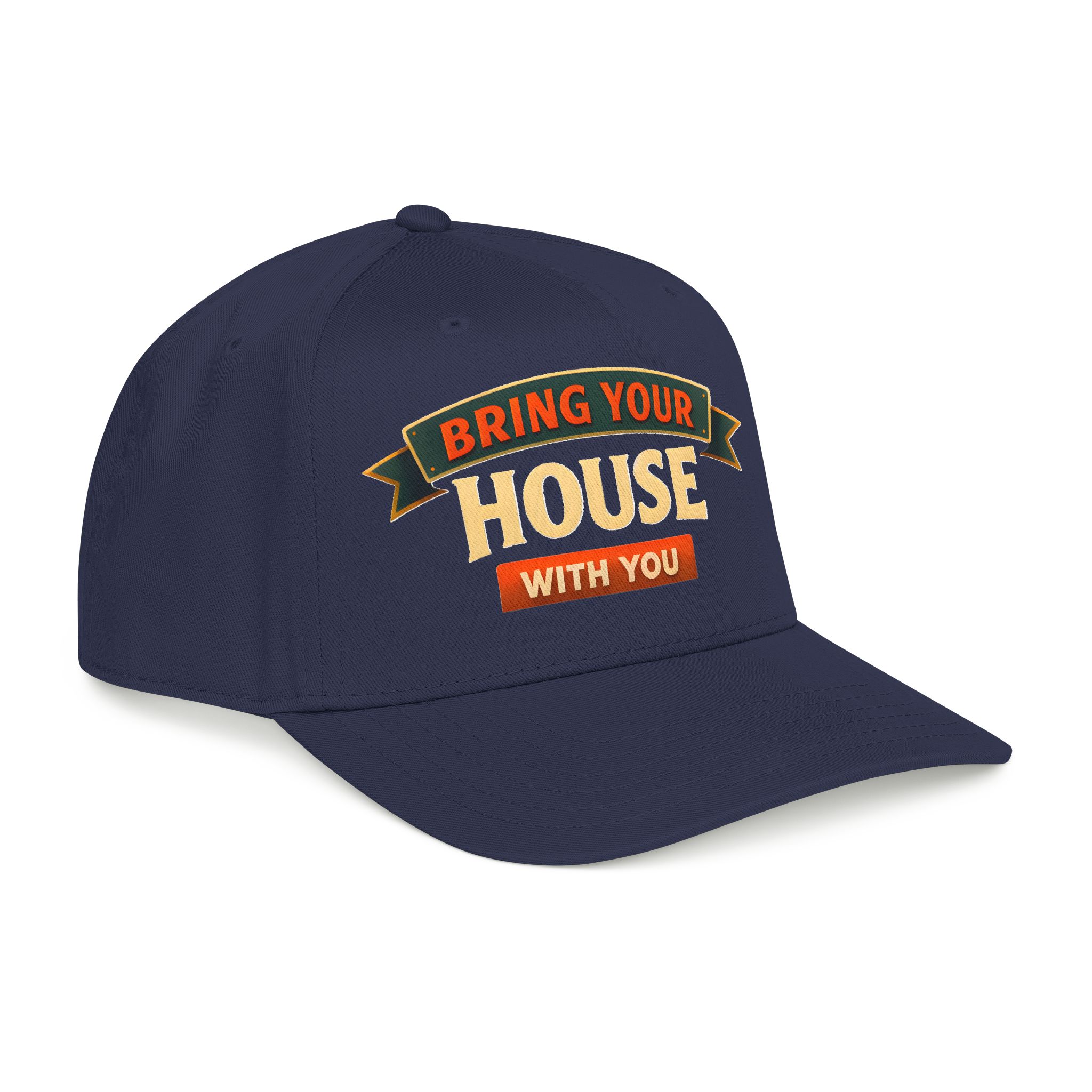 Baseball Cap - "Bring Your House With You" Design Scenic-Line