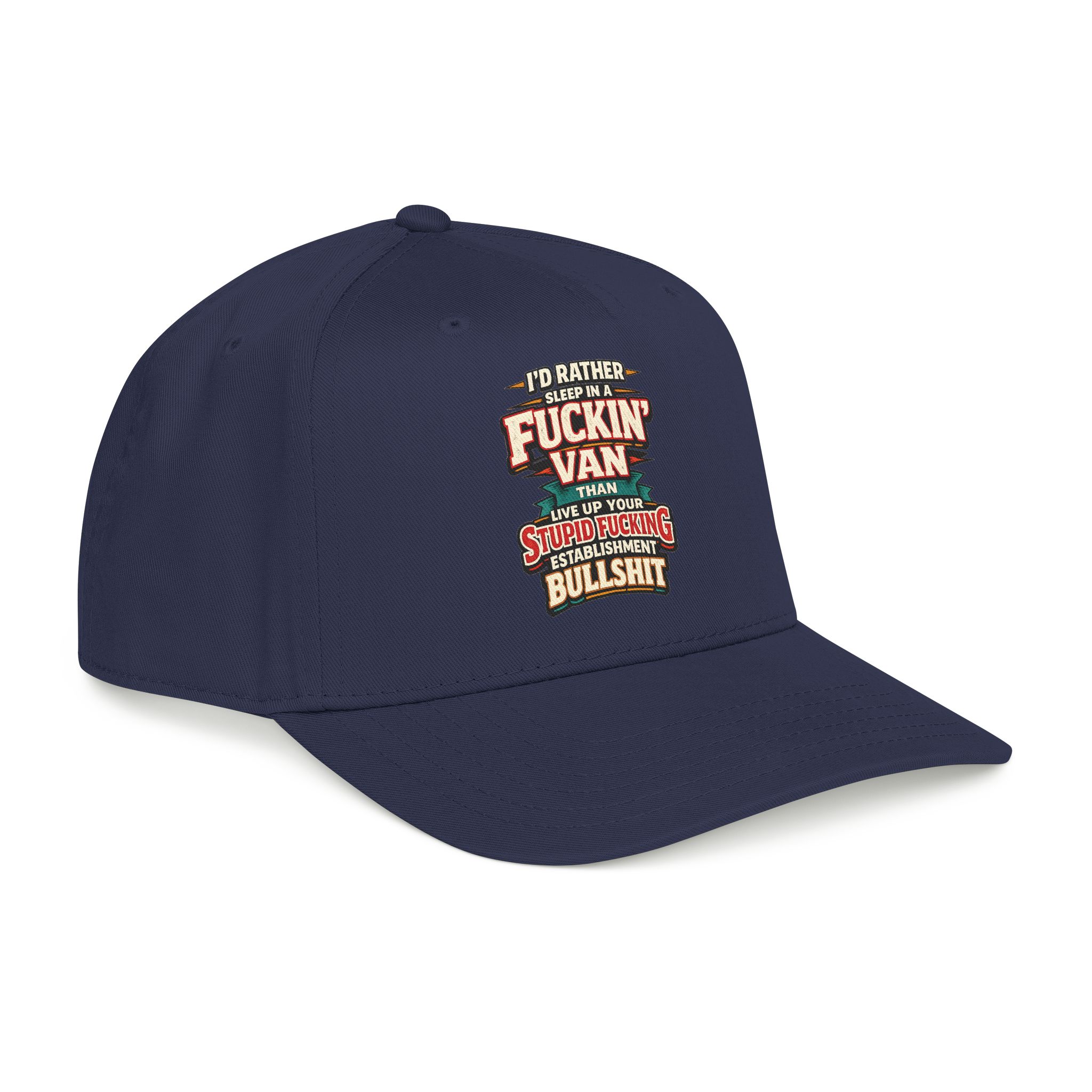 Baseball Cap - "I´d Rather Sleep in A Fucking Van" Design F**K-Line