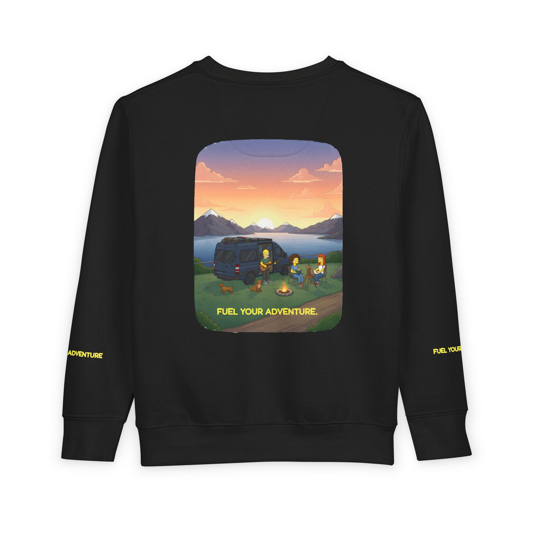 Toddler Sweatshirt - "Fuel Your Adventure" (Design Sitcom-Line)